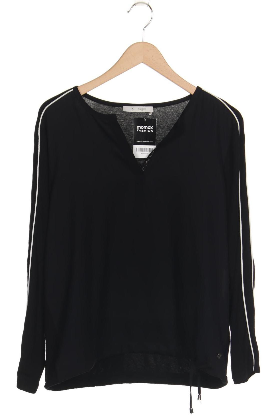 

monari Damen Langarmshirt, schwarz, Gr. 38
