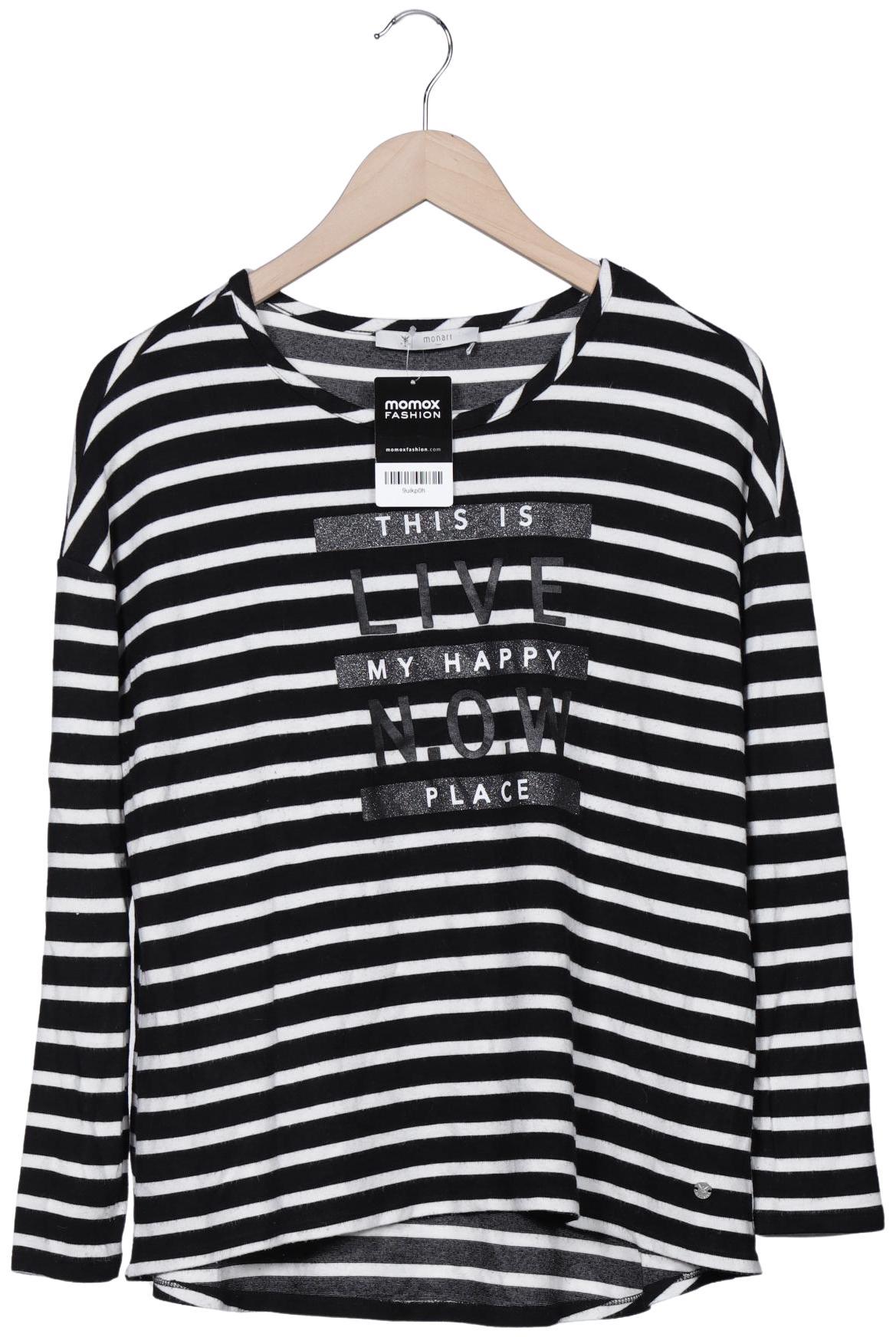 

monari Damen Langarmshirt, schwarz, Gr. 40