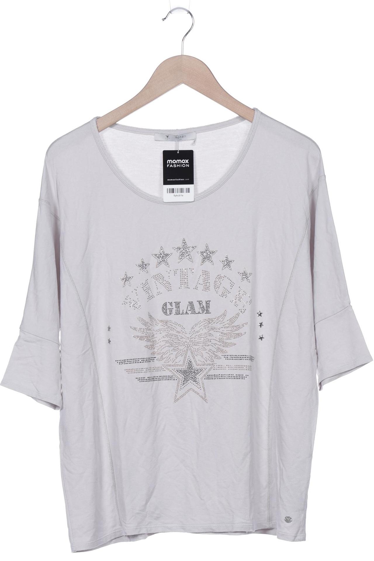 

monari Damen Langarmshirt, beige, Gr. 44
