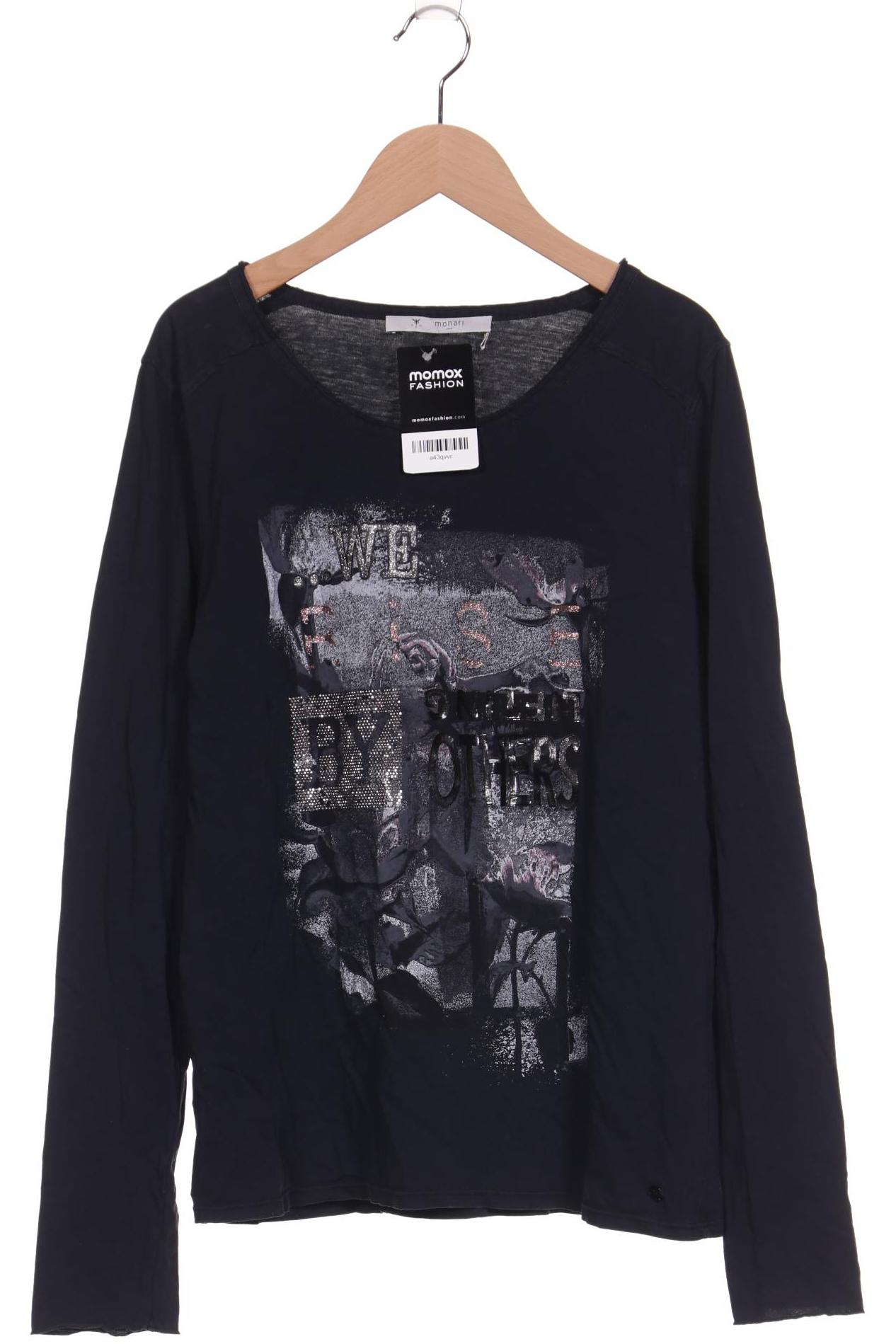 

monari Damen Langarmshirt, marineblau