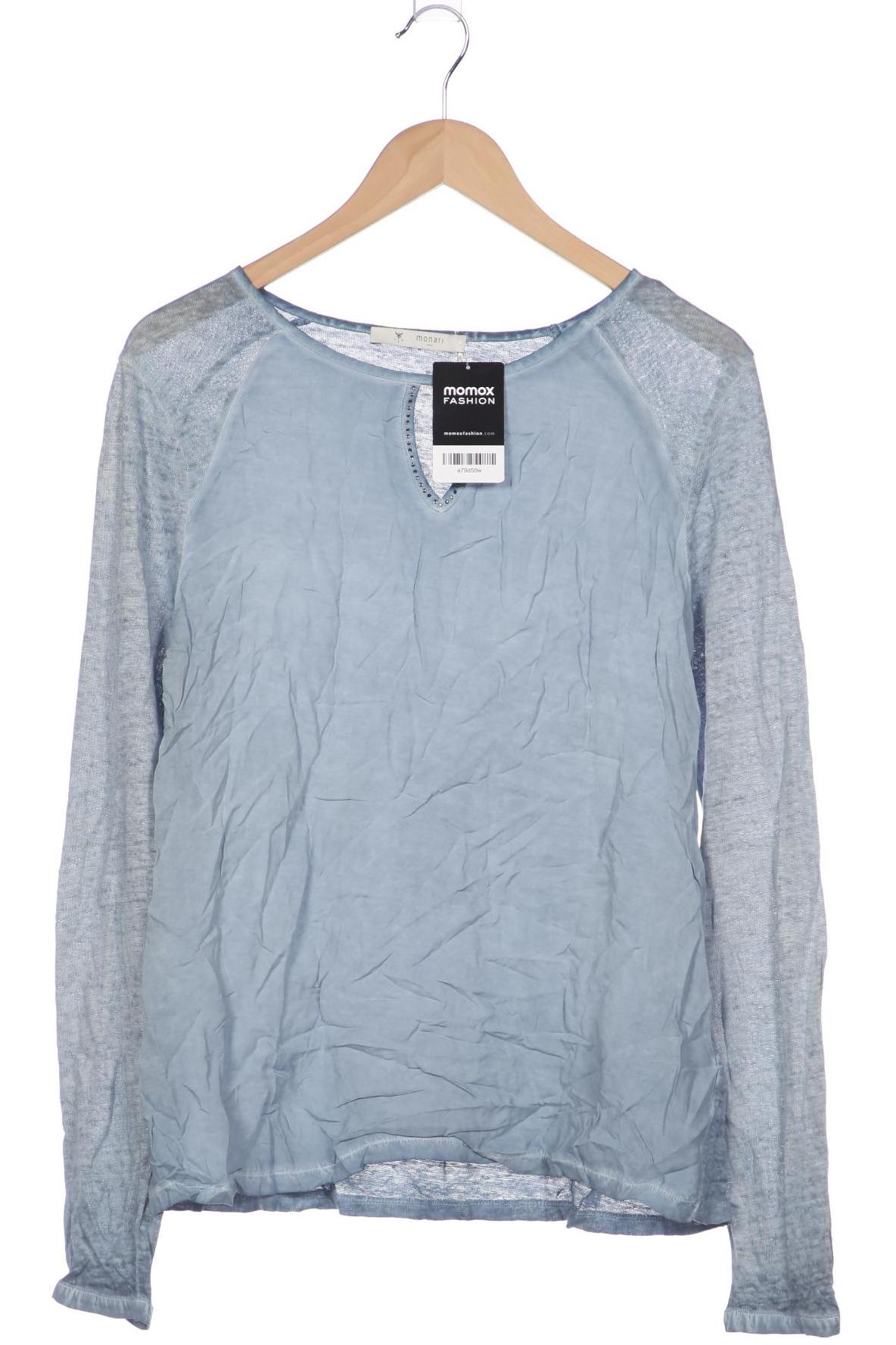 

monari Damen Langarmshirt, hellblau, Gr. 42