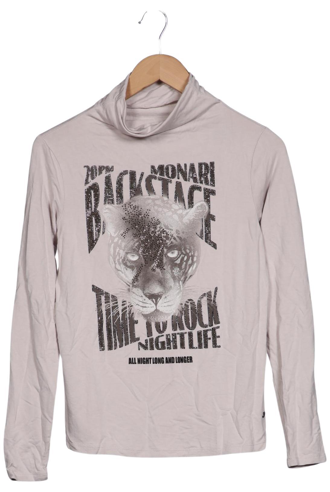 

monari Damen Langarmshirt, grau, Gr. 36