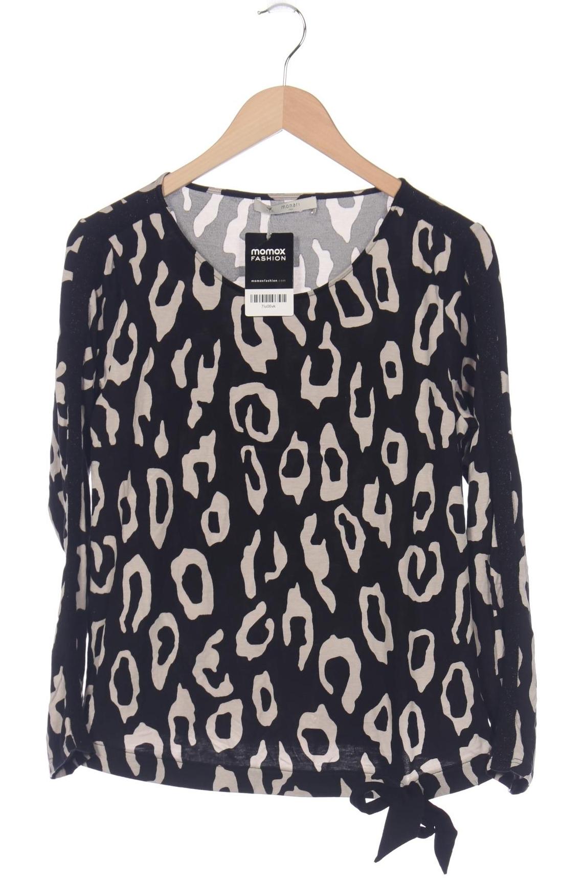 

monari Damen Langarmshirt, schwarz, Gr. 38