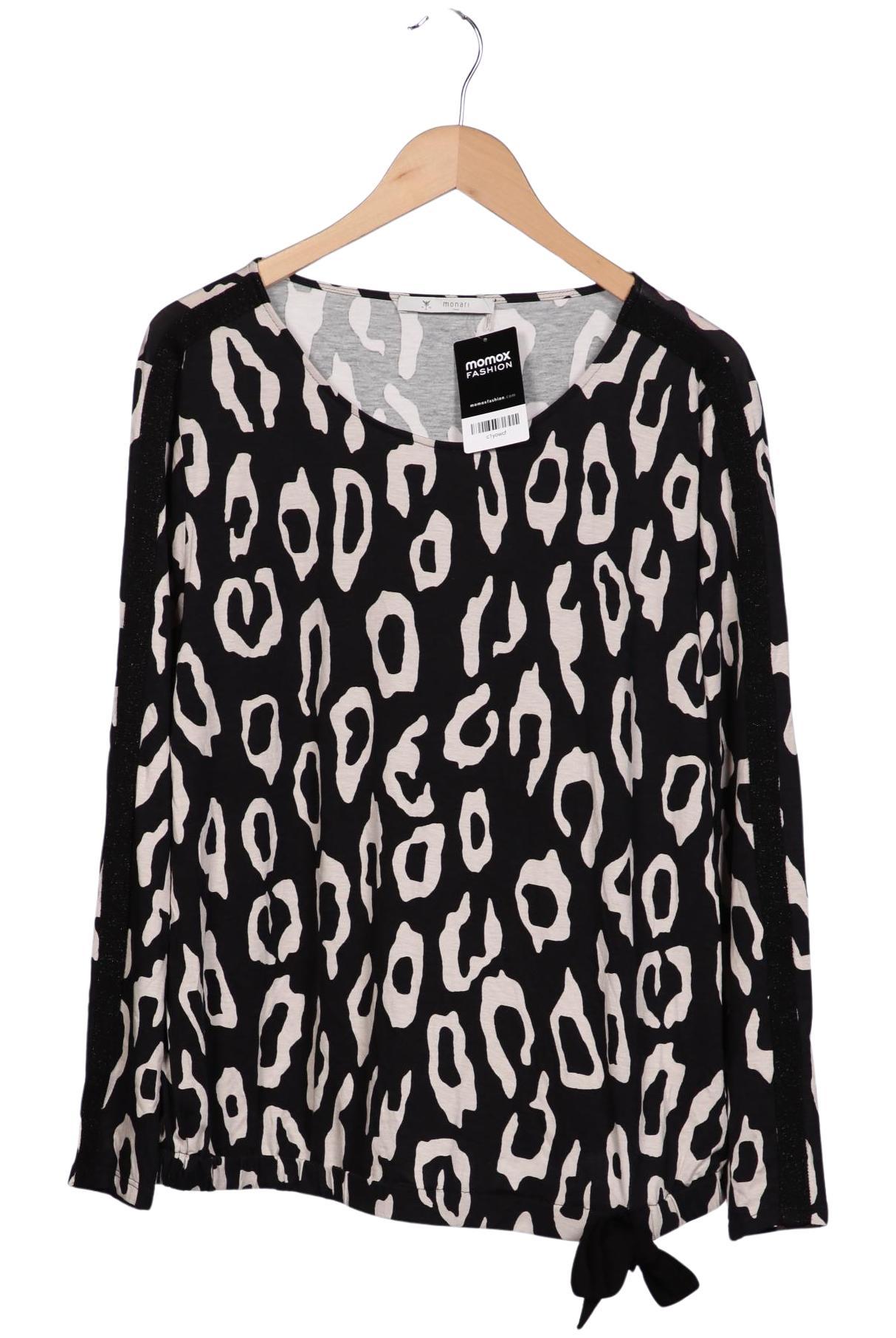 

monari Damen Langarmshirt, schwarz, Gr. 44