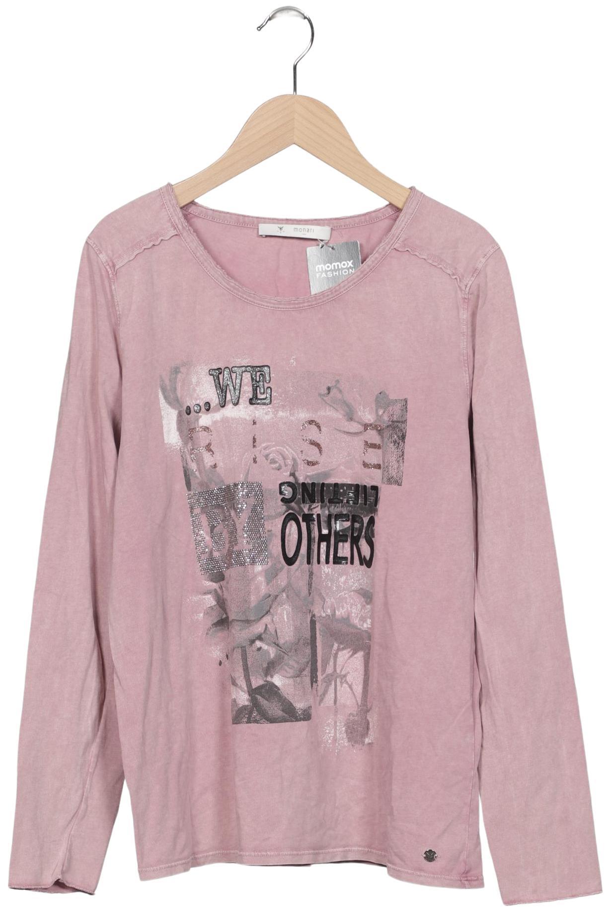 

monari Damen Langarmshirt, pink, Gr. 40