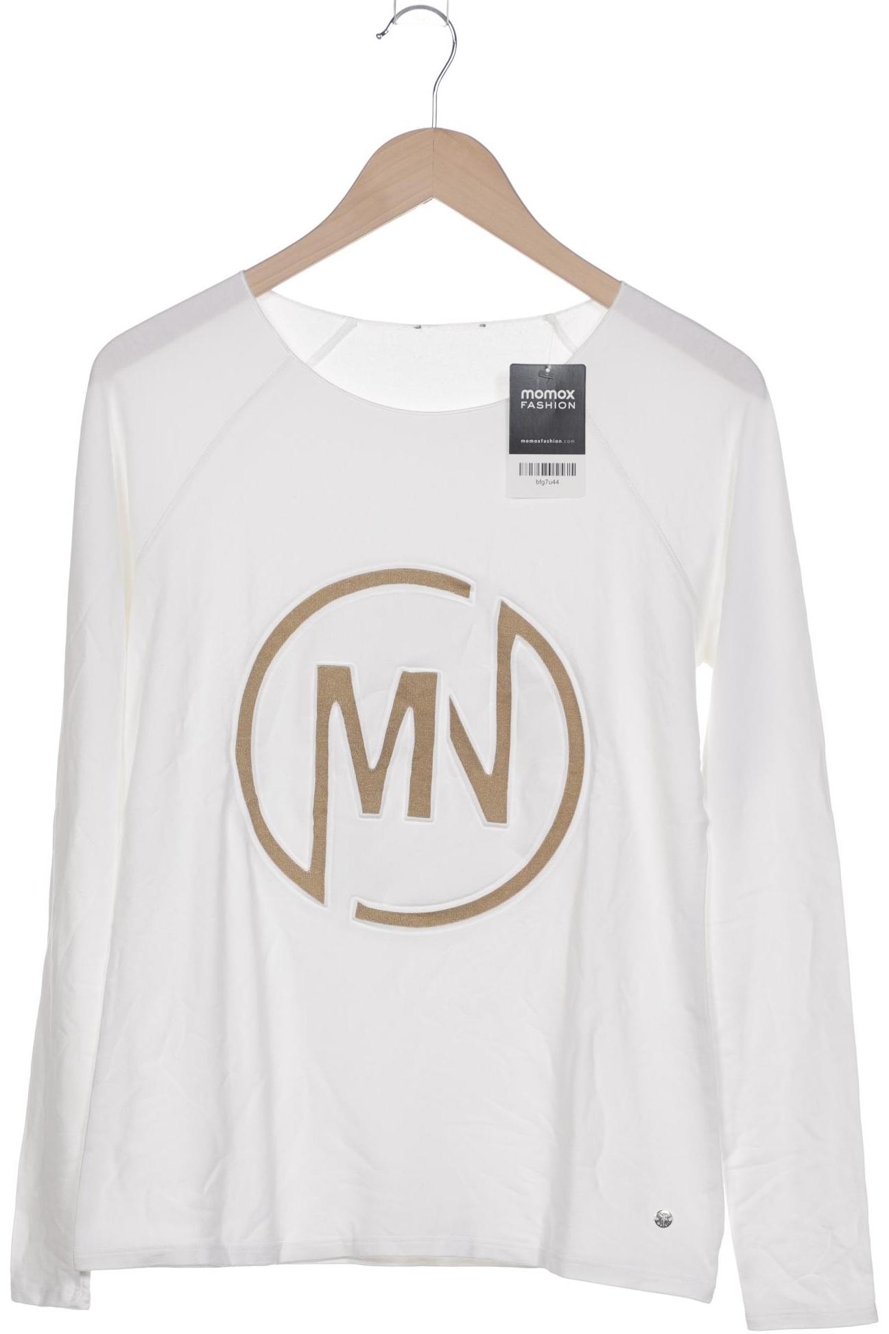 

monari Damen Langarmshirt, weiß, Gr. 42