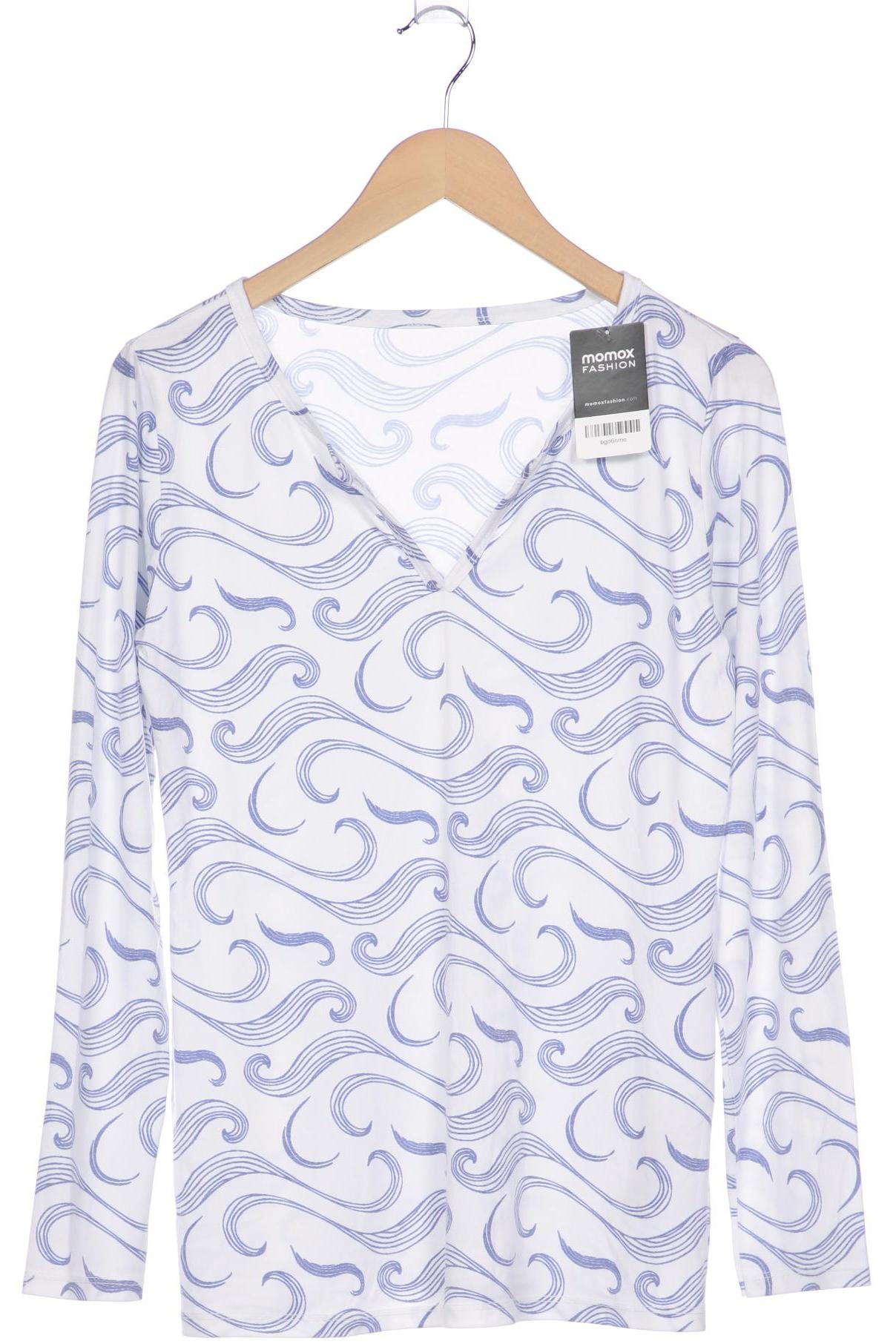 

monari Damen Langarmshirt, weiß