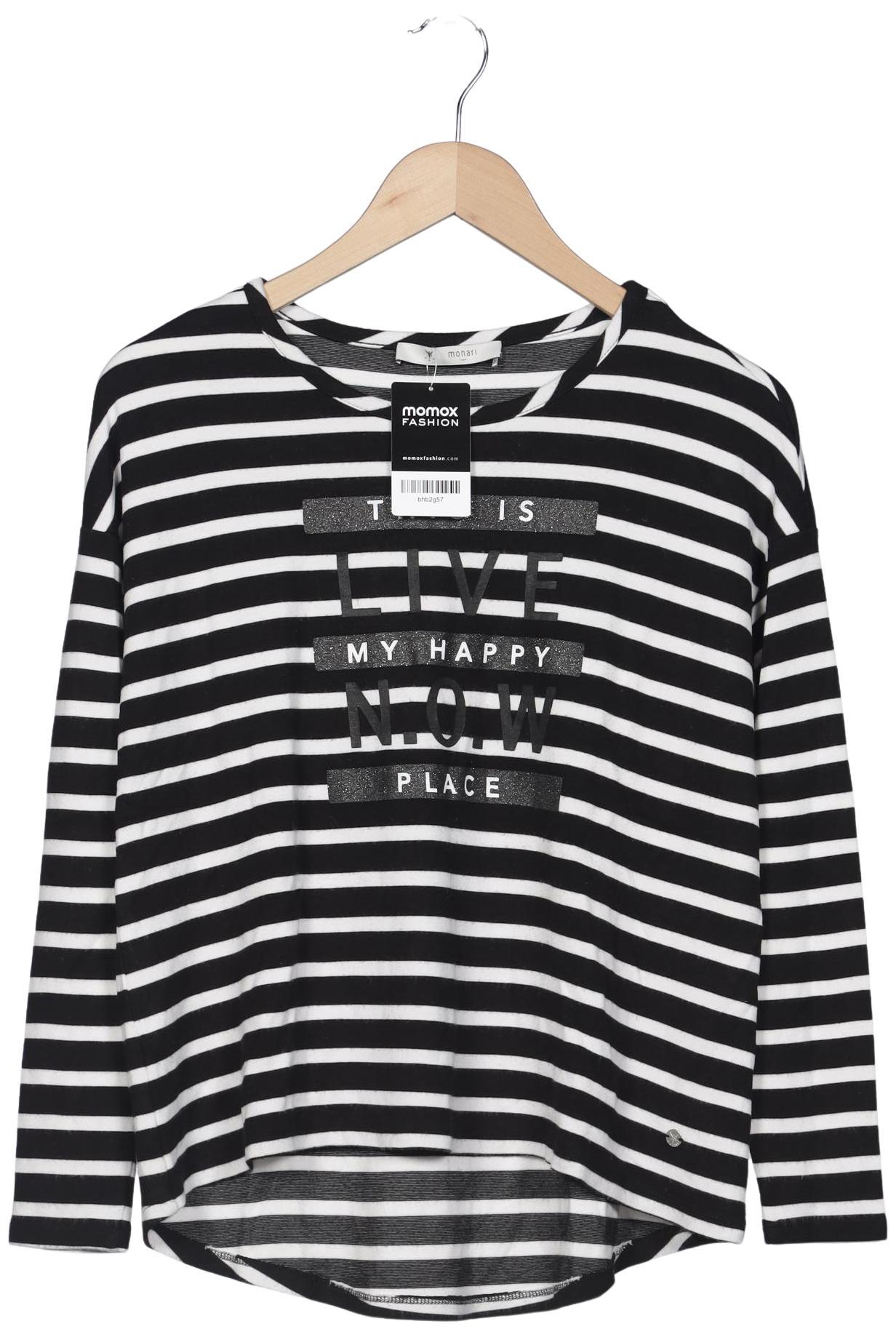 

monari Damen Langarmshirt, schwarz, Gr. 42