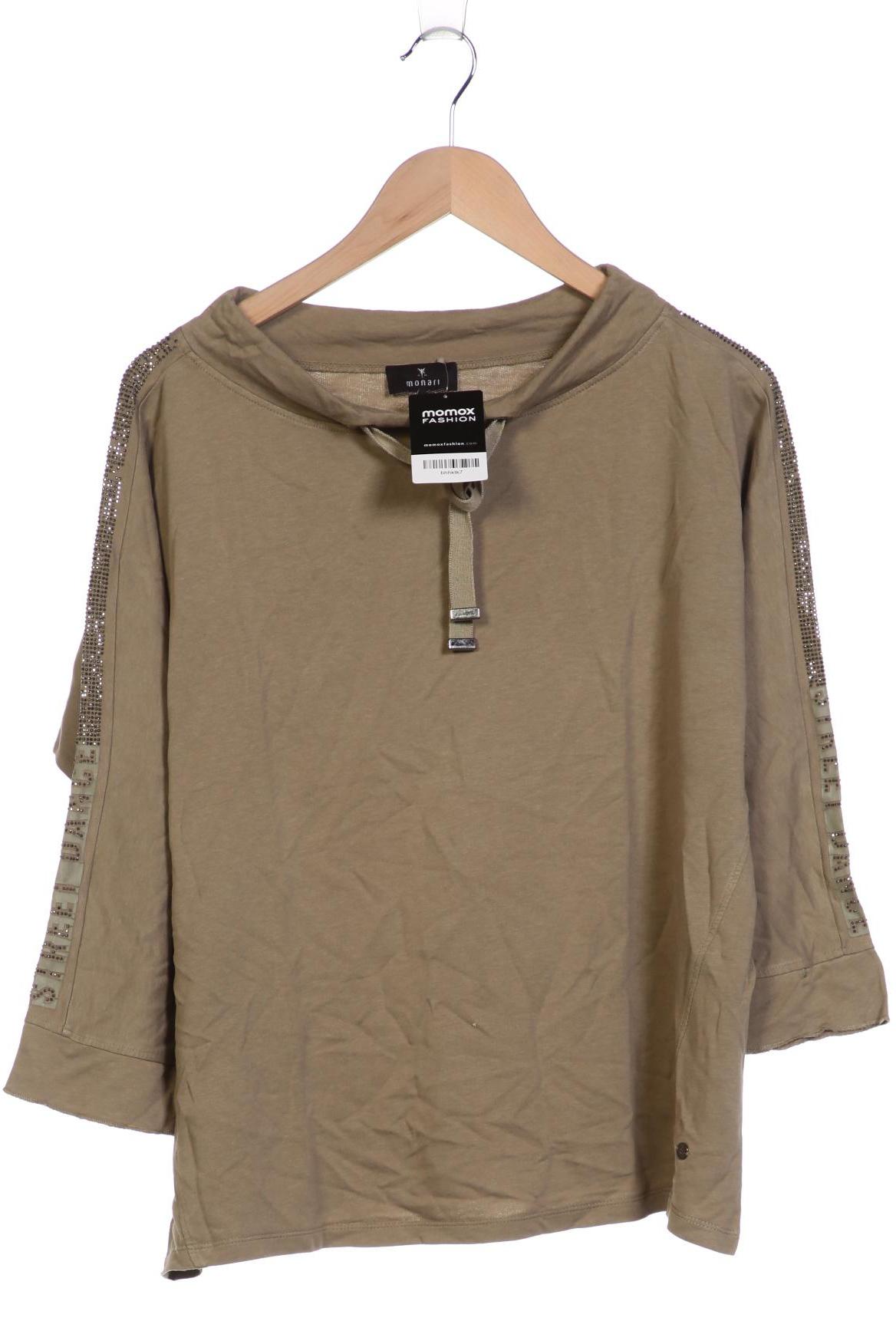

monari Damen Langarmshirt, grün, Gr. 46