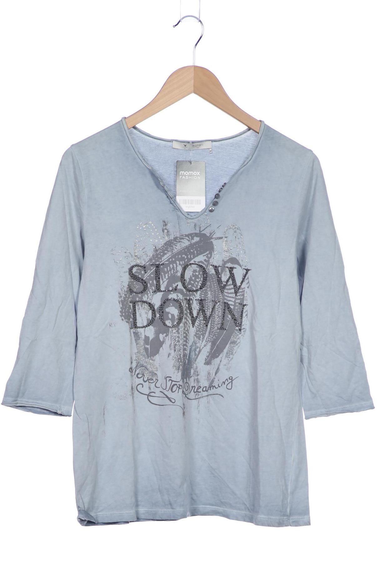 

monari Damen Langarmshirt, hellblau, Gr. 38