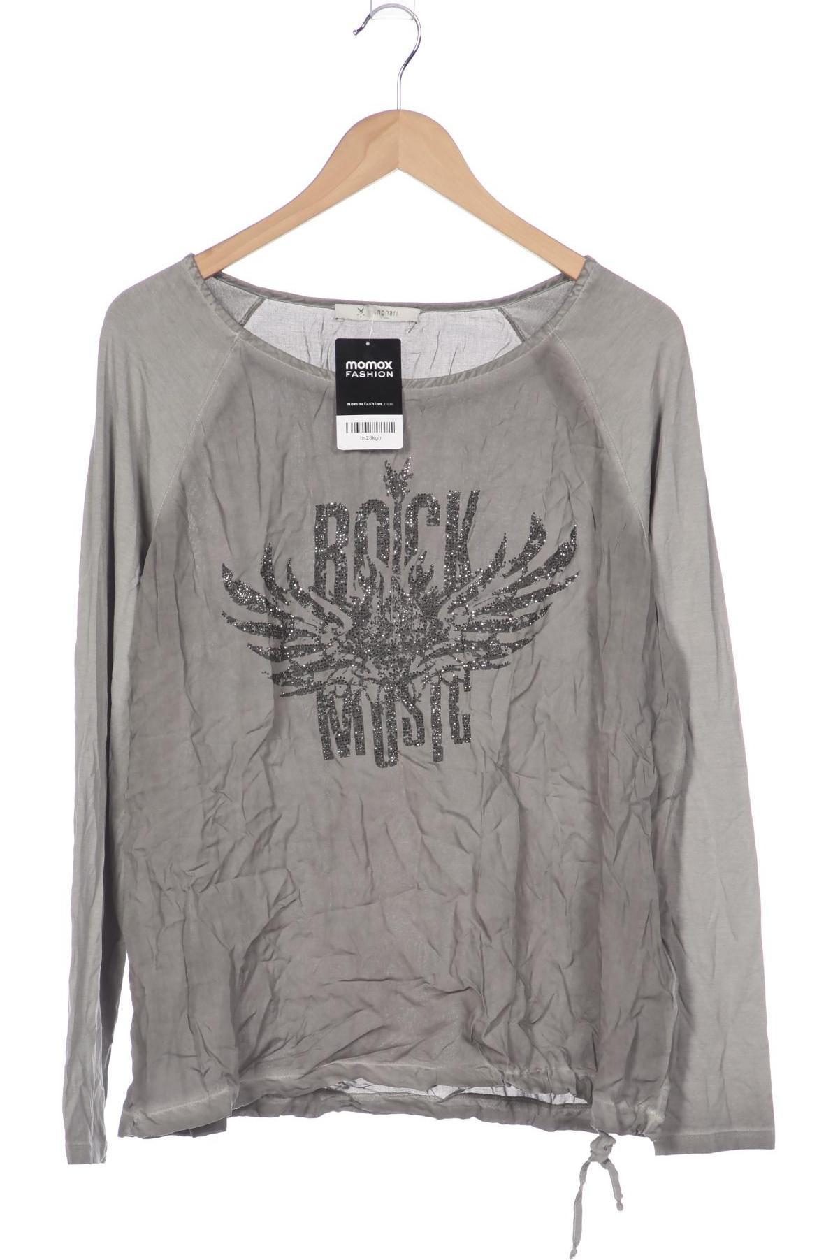 

monari Damen Langarmshirt, grau, Gr. 40