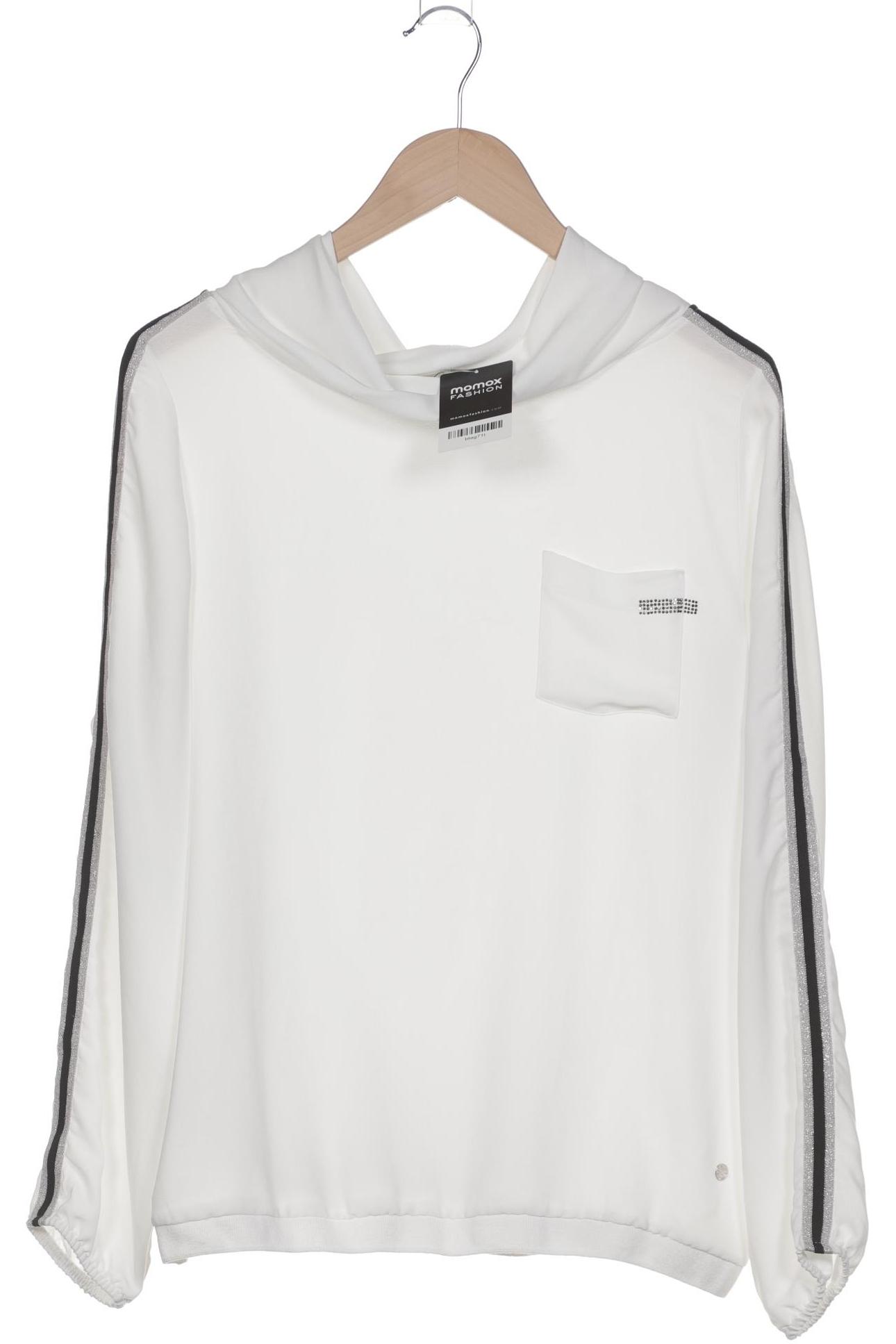 

monari Damen Langarmshirt, weiß, Gr. 42