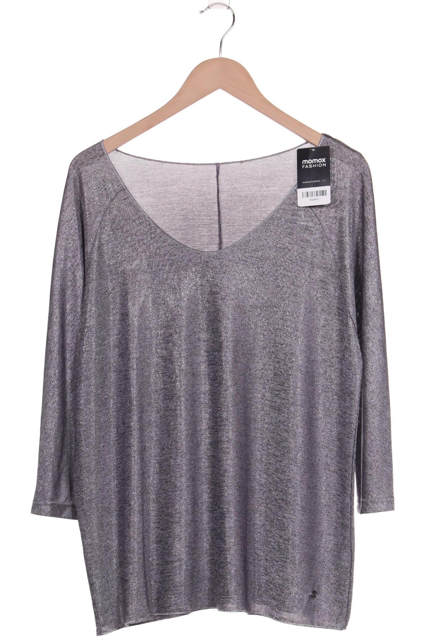 

monari Damen Langarmshirt, grau, Gr. 44