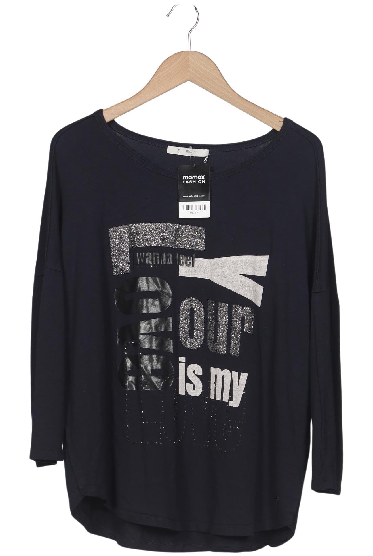 

monari Damen Langarmshirt, marineblau, Gr. 44