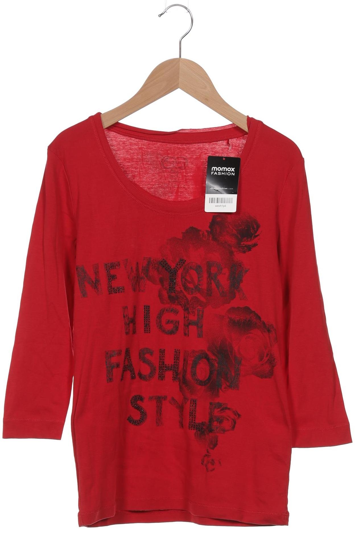 

monari Damen Langarmshirt, rot, Gr. 36