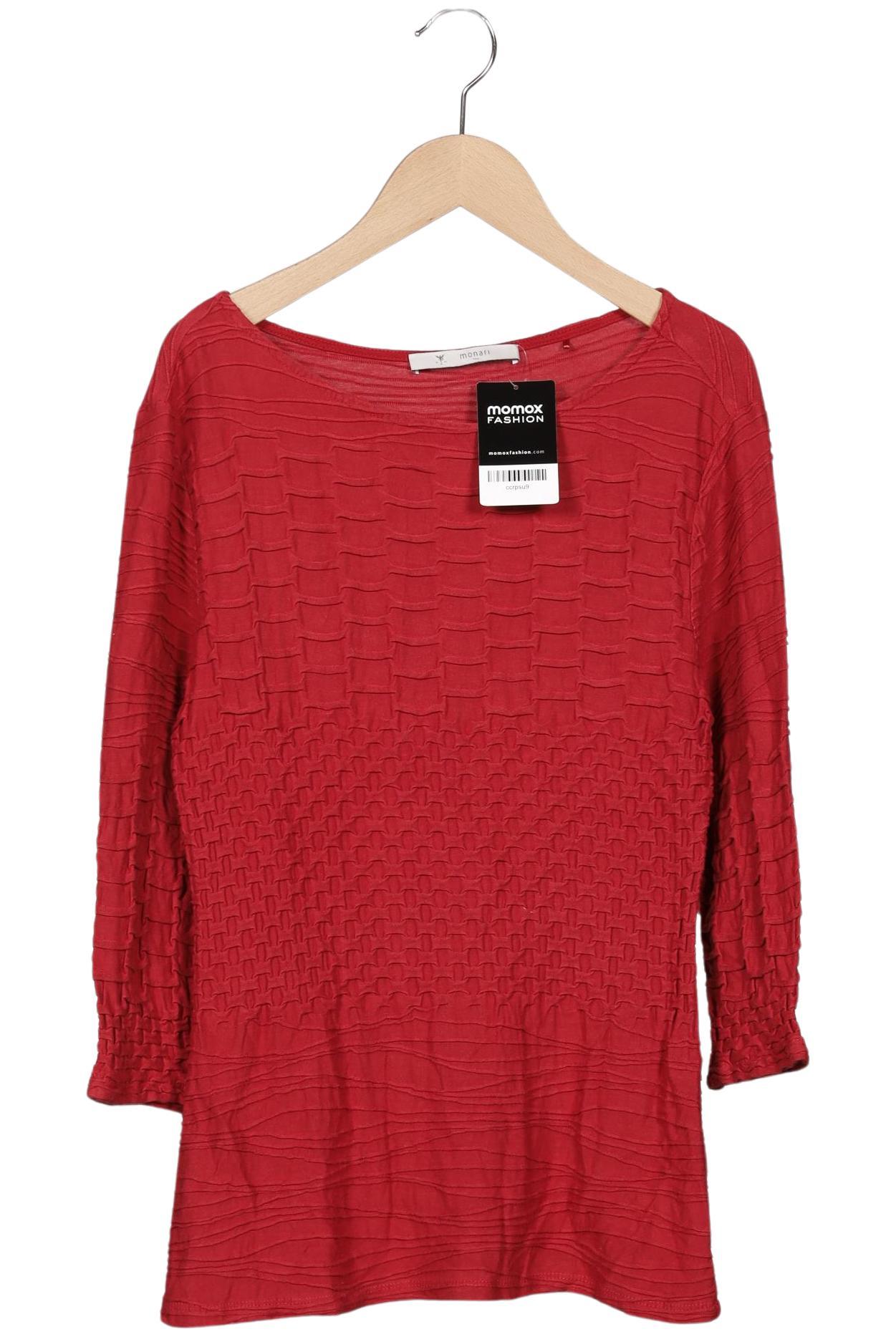 

monari Damen Langarmshirt, rot, Gr. 40