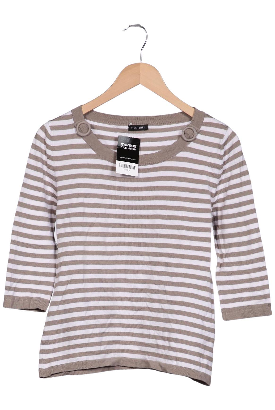 

monari Damen Langarmshirt, grau, Gr. 38