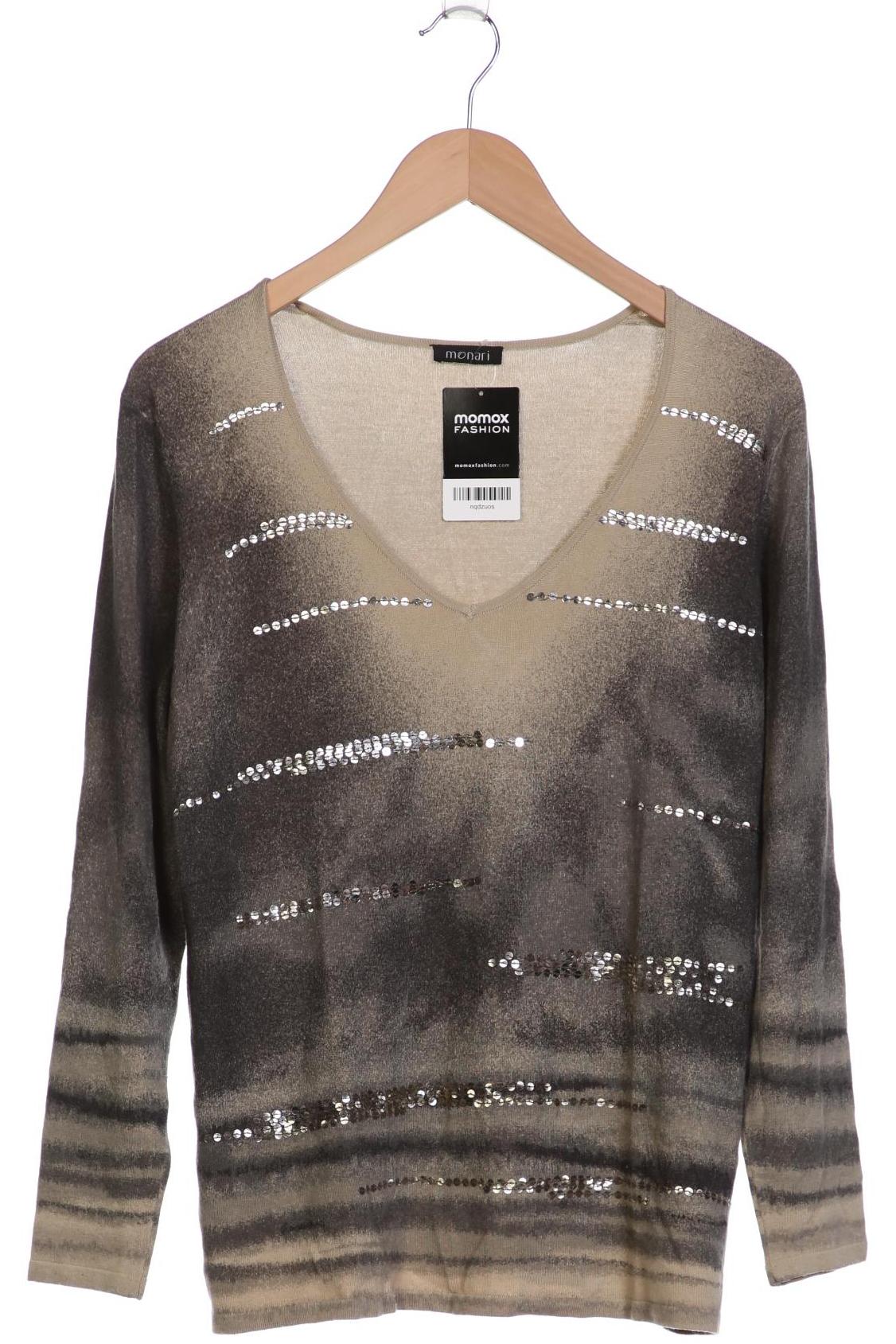 

monari Damen Langarmshirt, grau, Gr. 40