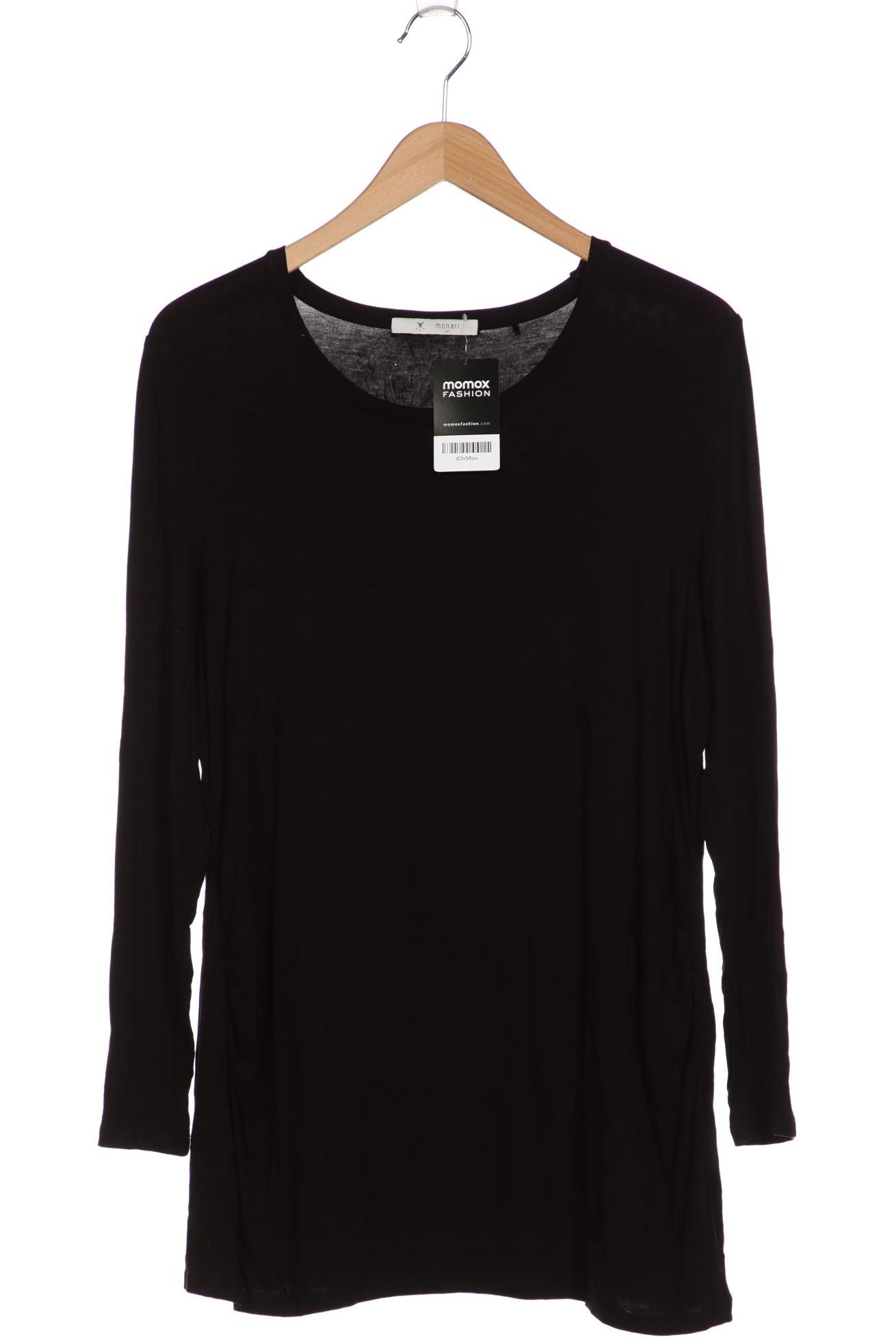 

monari Damen Langarmshirt, schwarz, Gr. 42