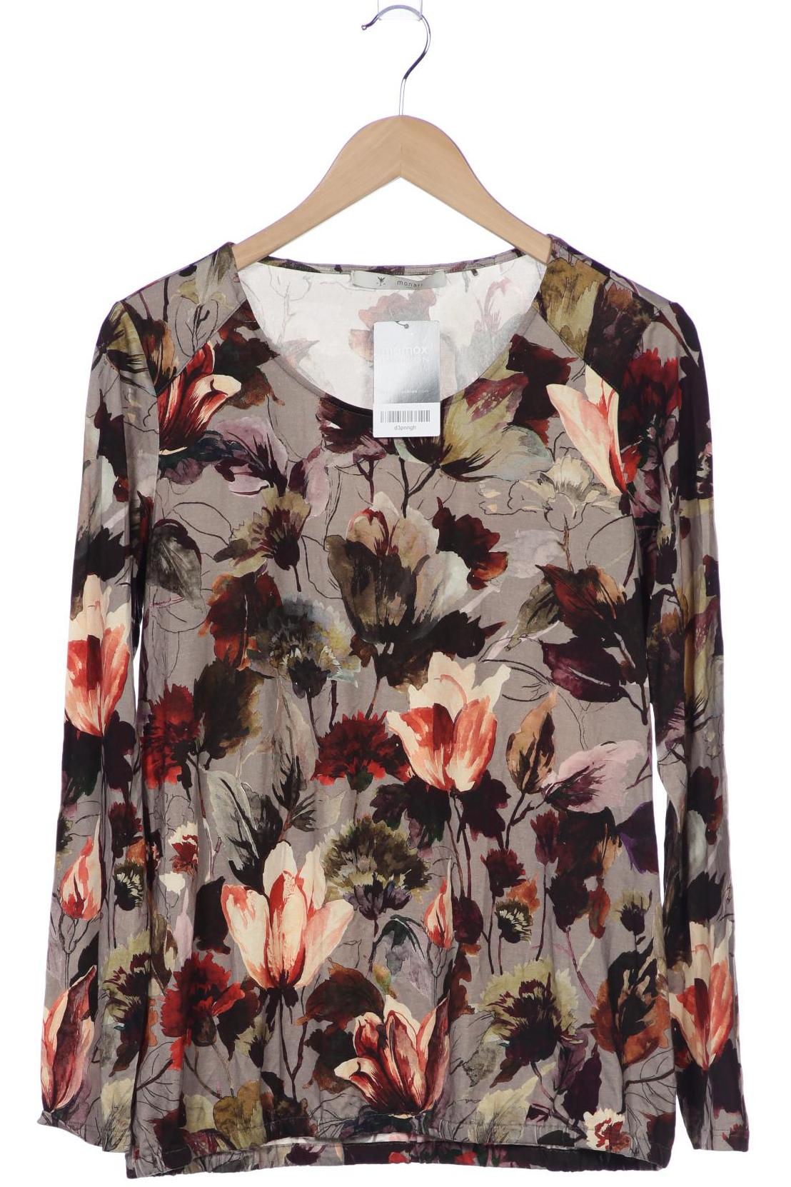 

monari Damen Langarmshirt, grau, Gr. 40