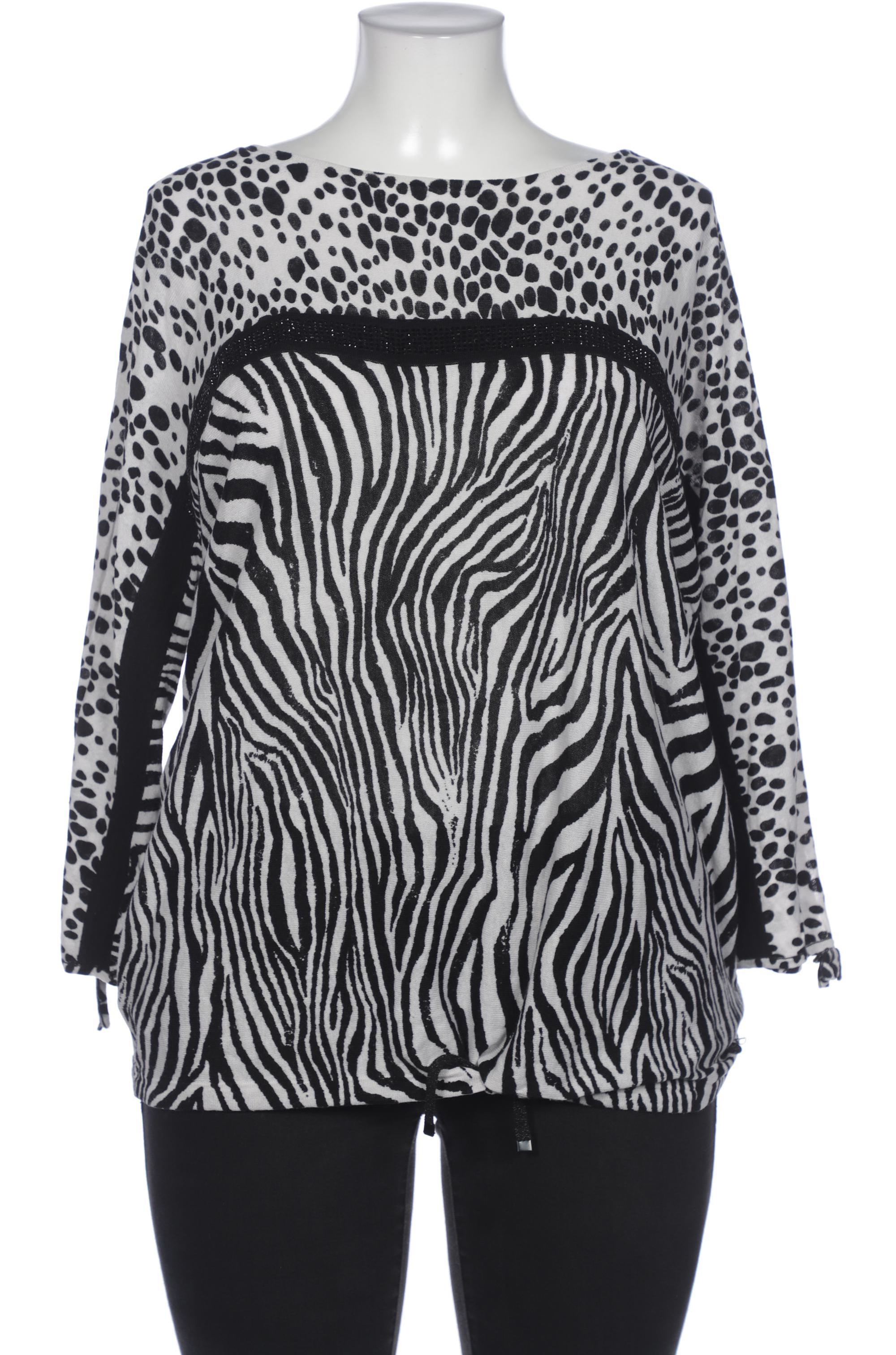 

monari Damen Langarmshirt, weiß, Gr. 46