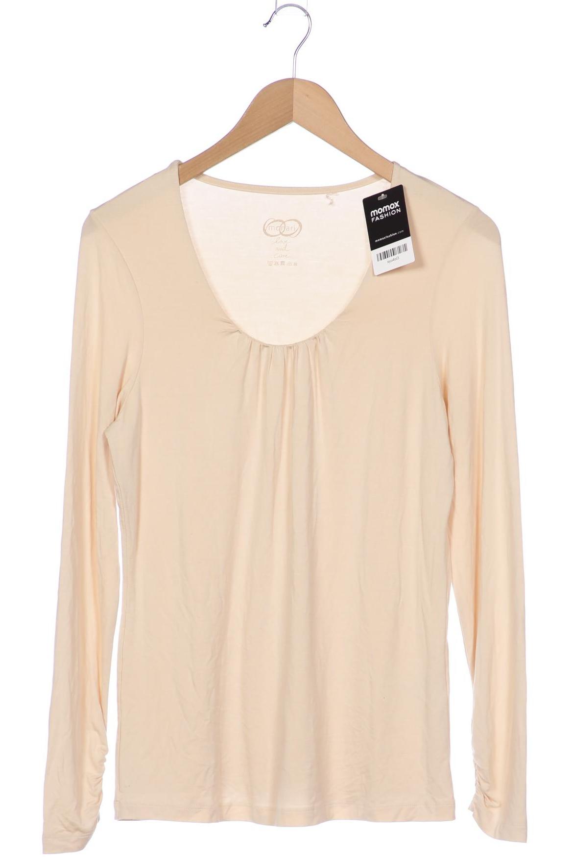 

monari Damen Langarmshirt, beige, Gr. 40