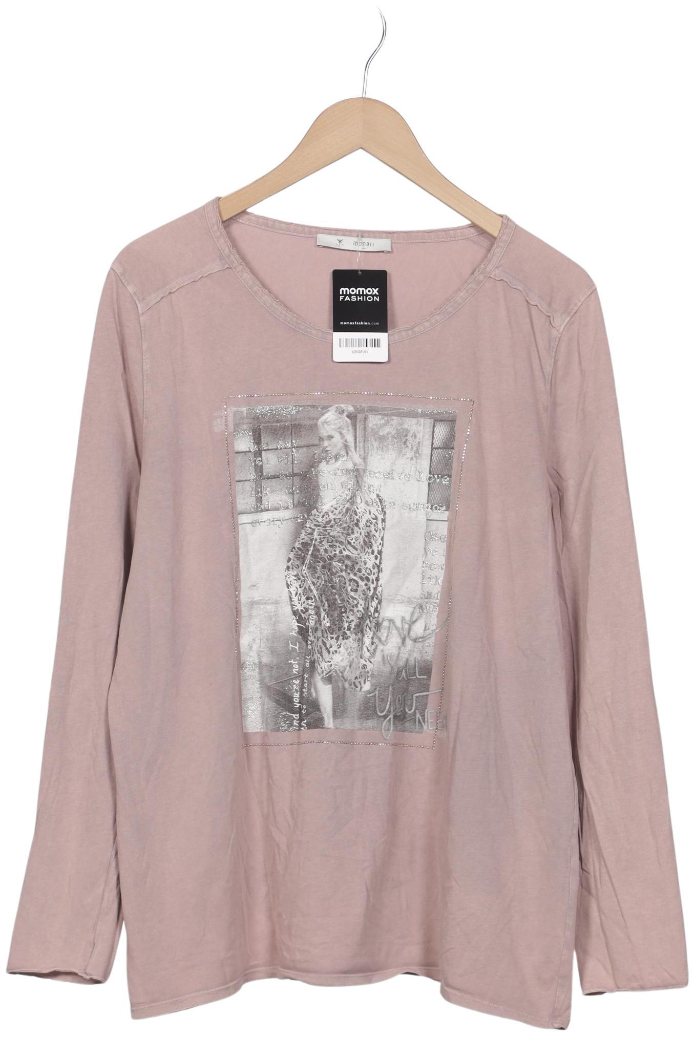 

monari Damen Langarmshirt, pink, Gr. 46