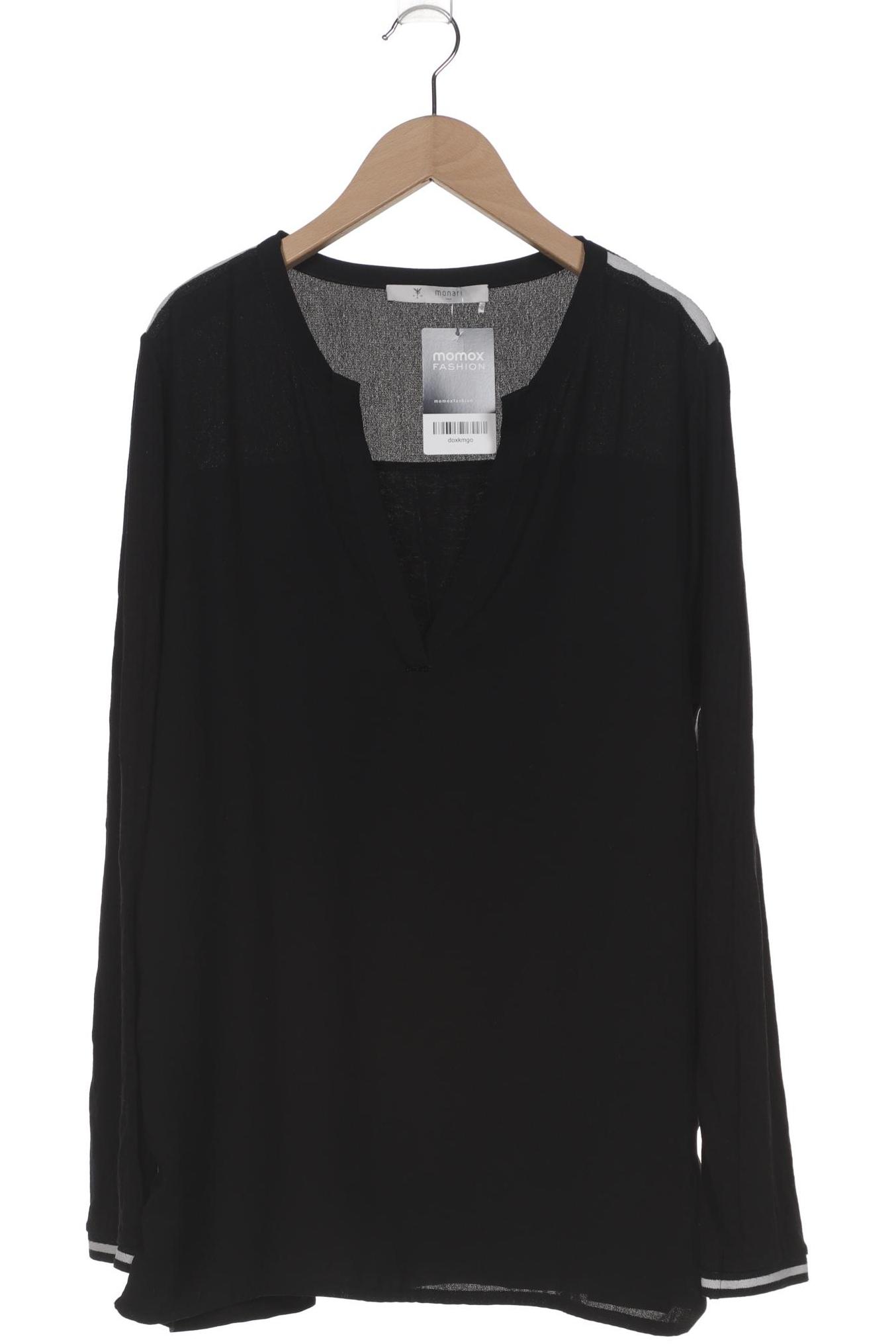 

monari Damen Langarmshirt, schwarz, Gr. 44