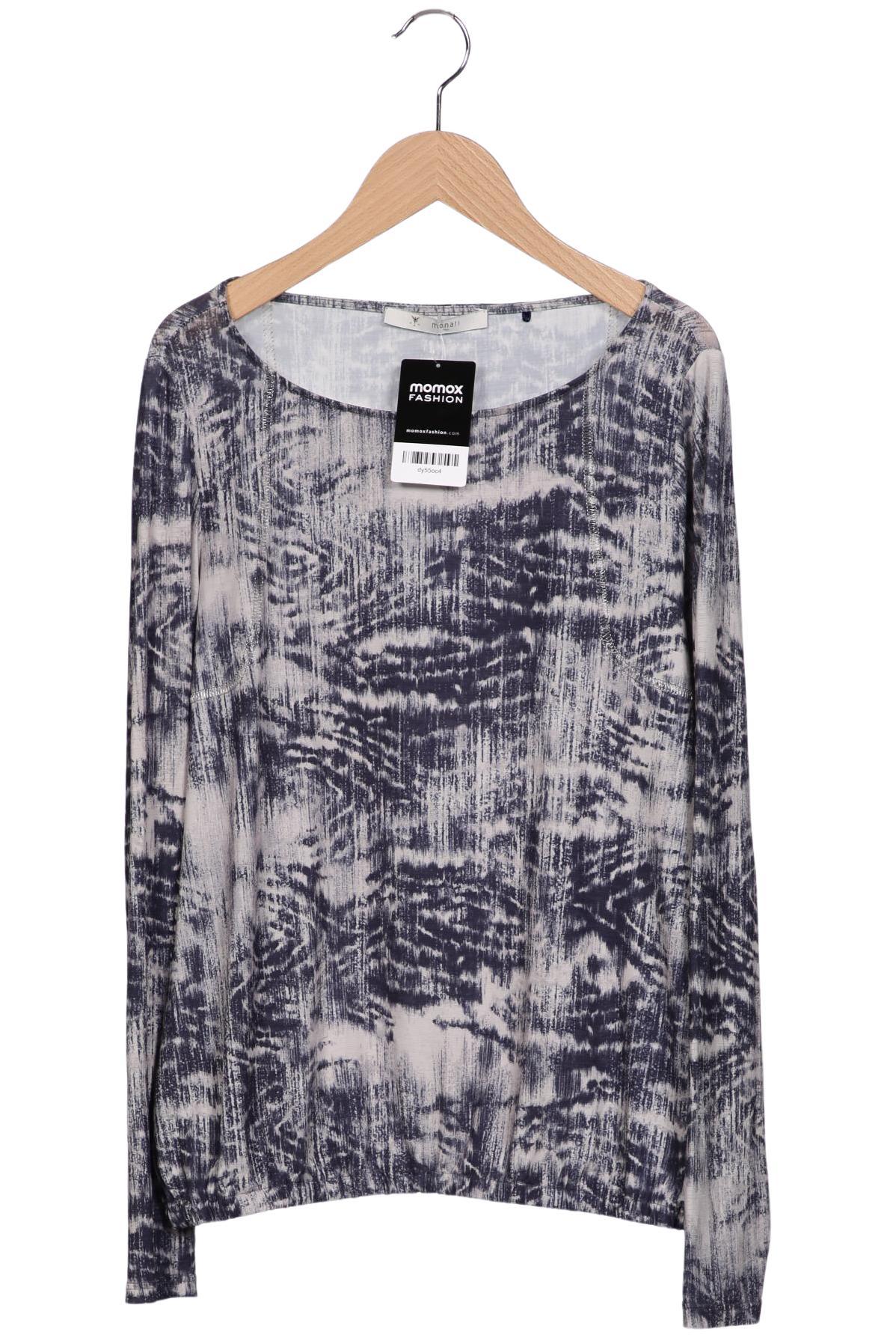 

monari Damen Langarmshirt, marineblau, Gr. 36