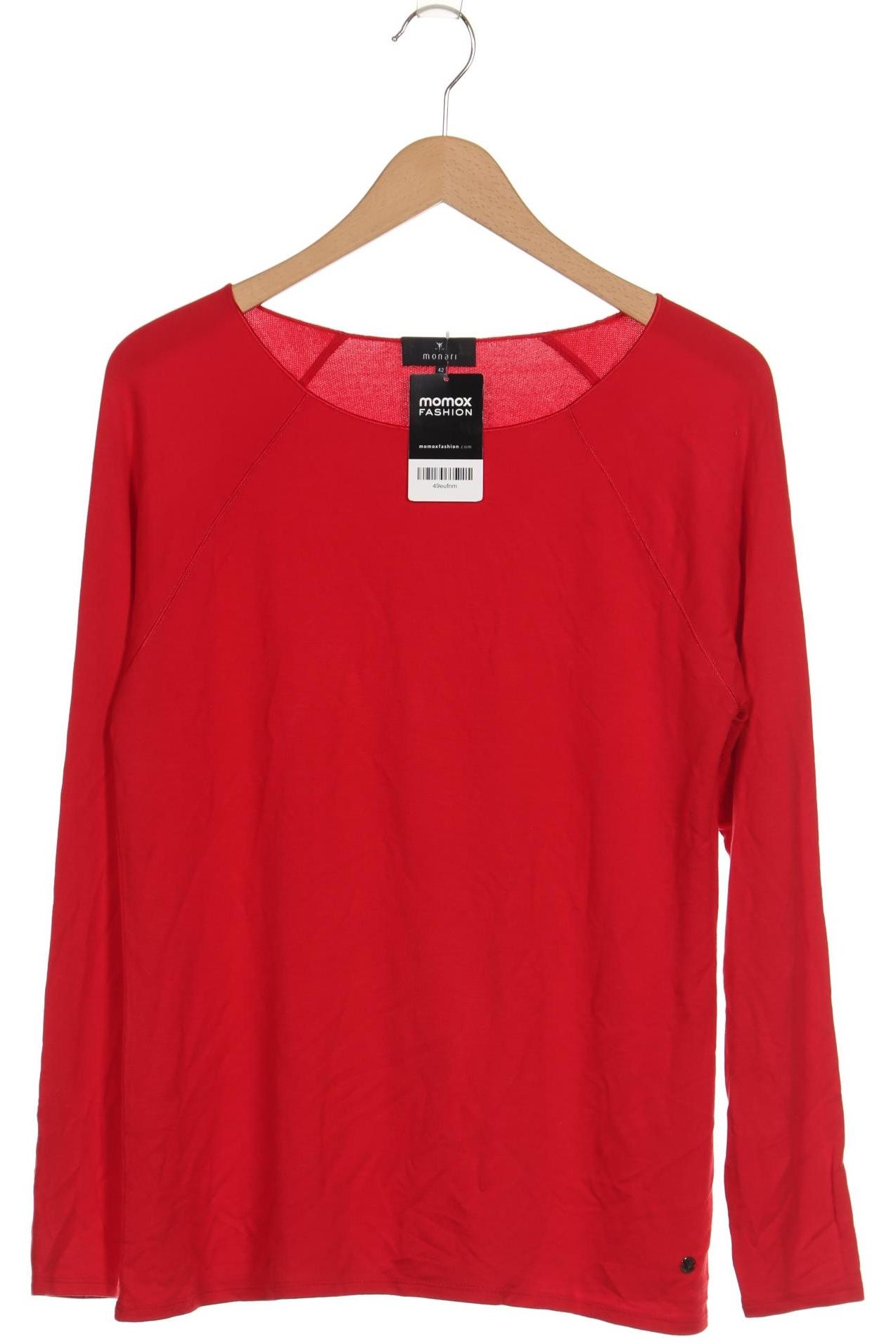 

monari Damen Langarmshirt, rot, Gr. 42