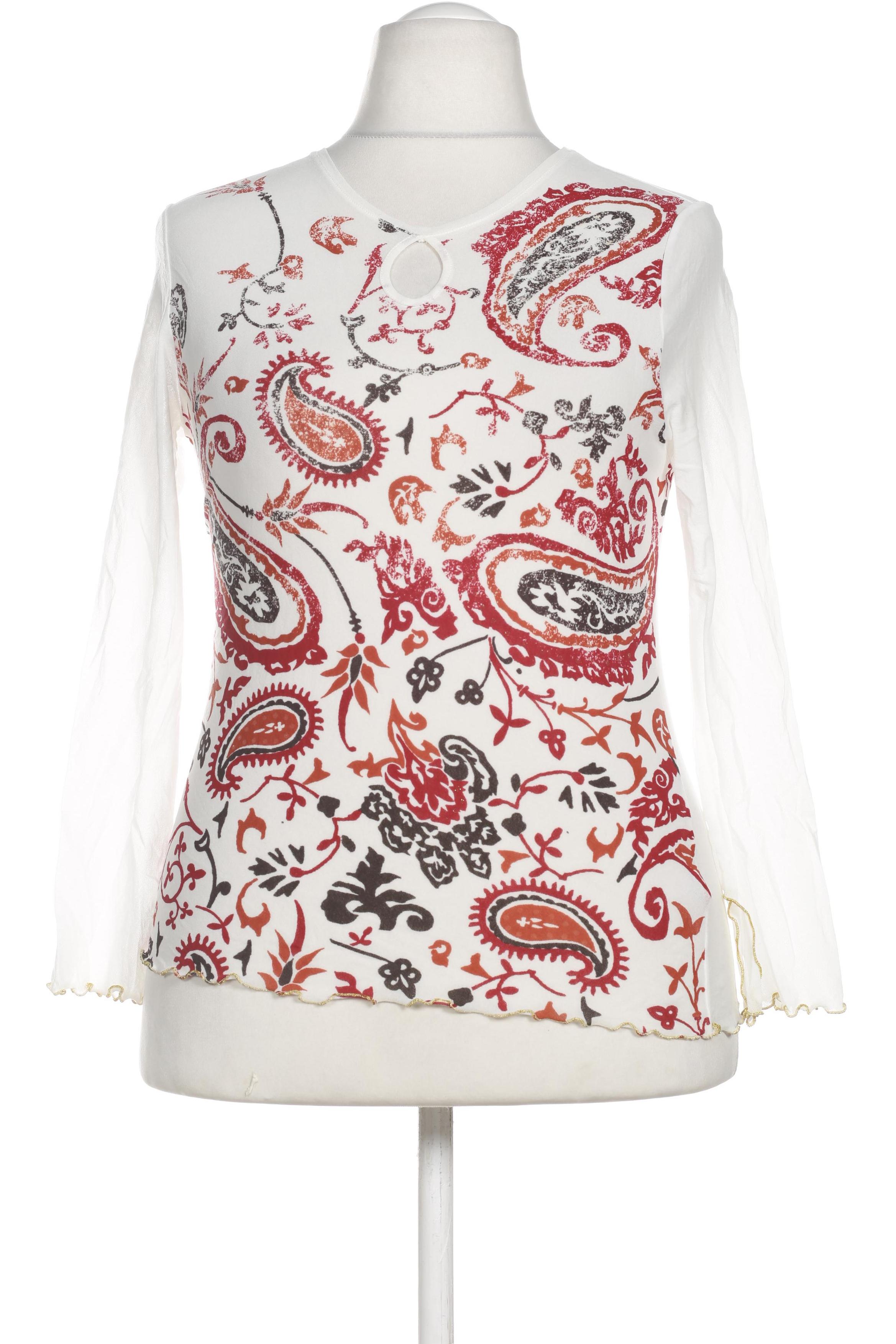 

monari Damen Langarmshirt, weiß, Gr. 42