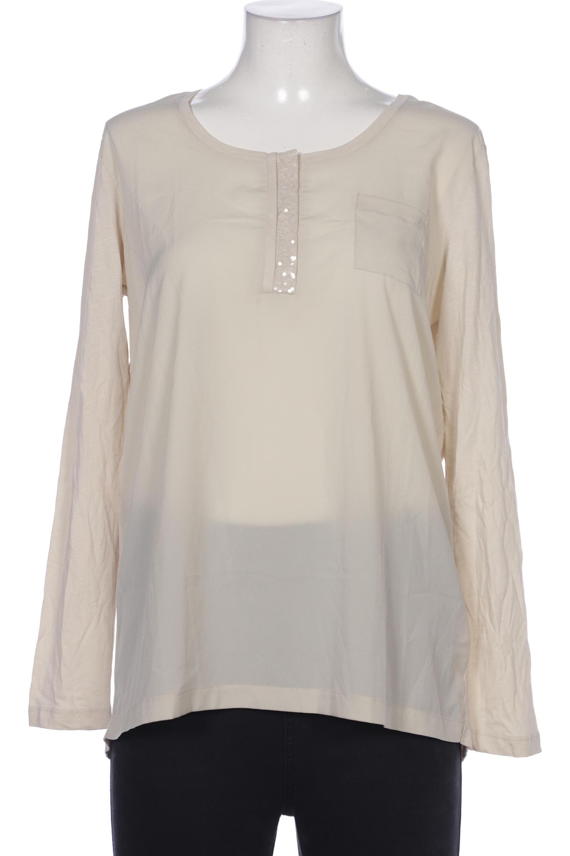 

monari Damen Langarmshirt, cremeweiß, Gr. 40