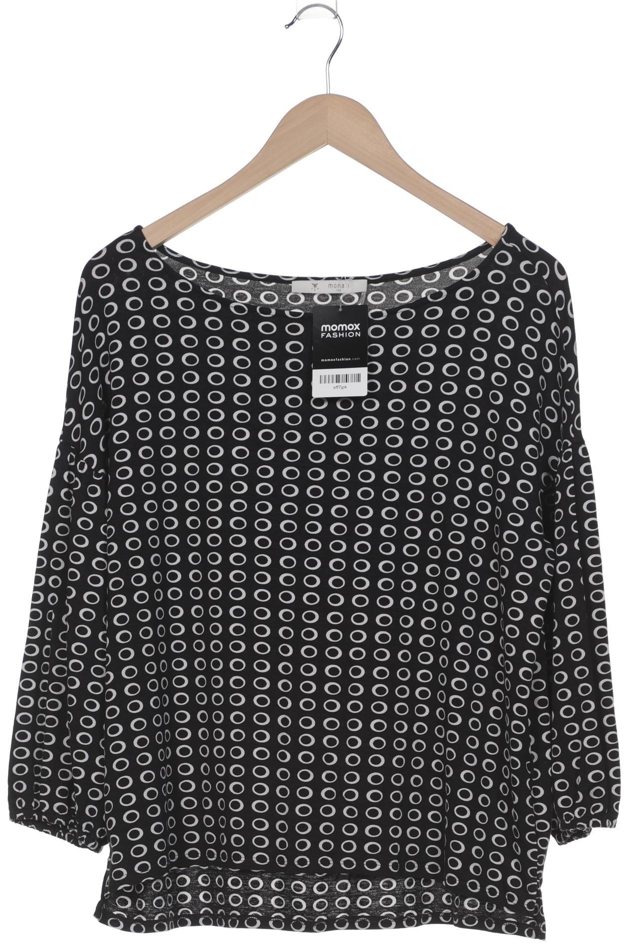 

monari Damen Langarmshirt, schwarz, Gr. 42