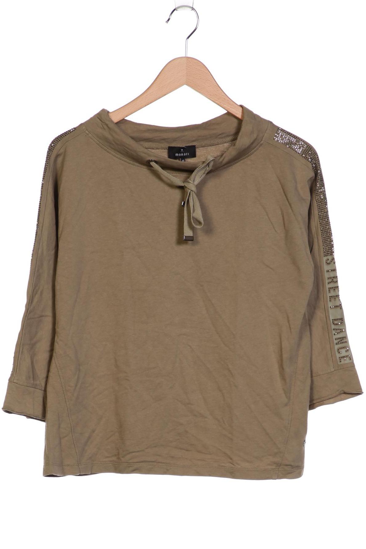 

monari Damen Langarmshirt, grün, Gr. 40