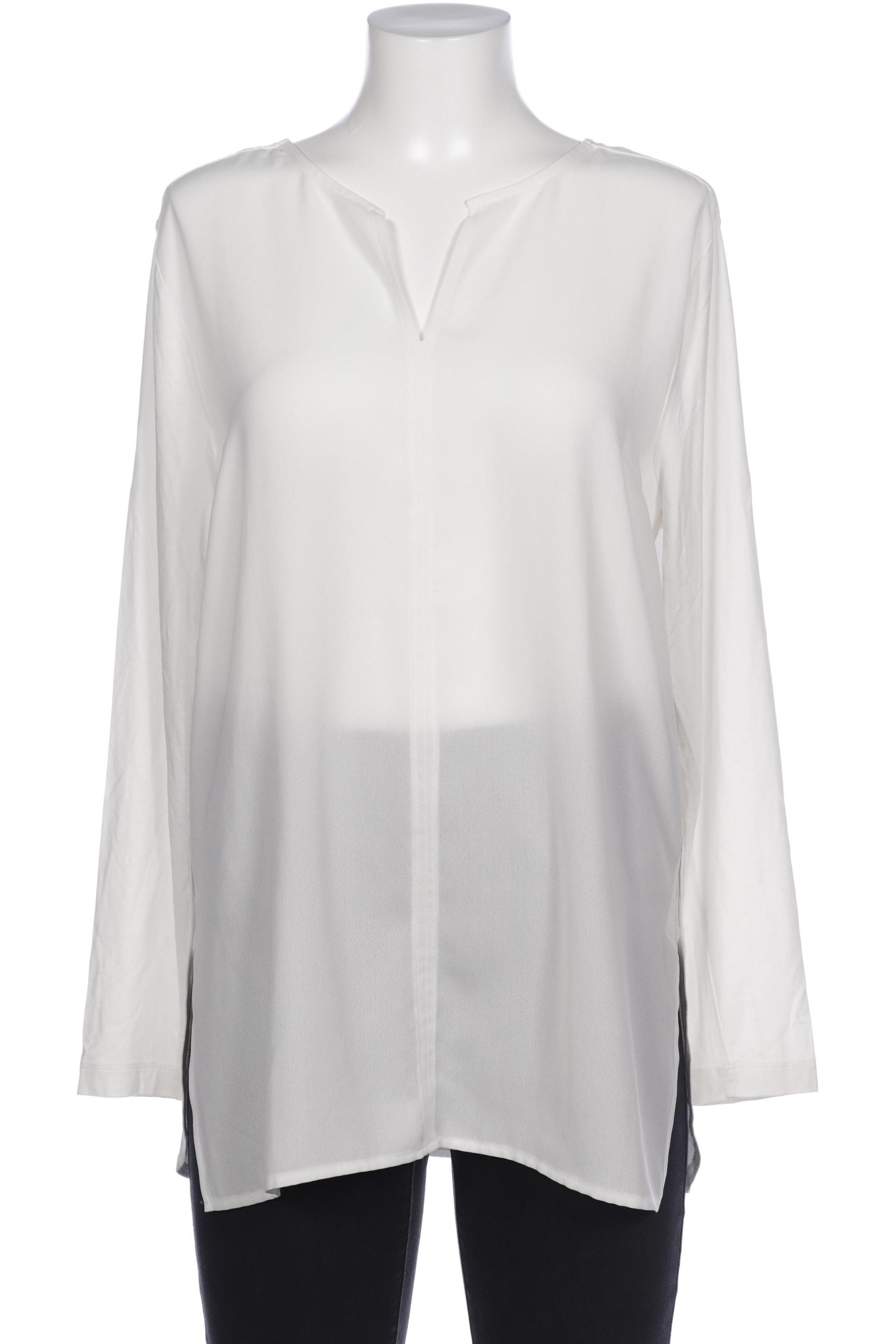 

monari Damen Langarmshirt, weiß, Gr. 42