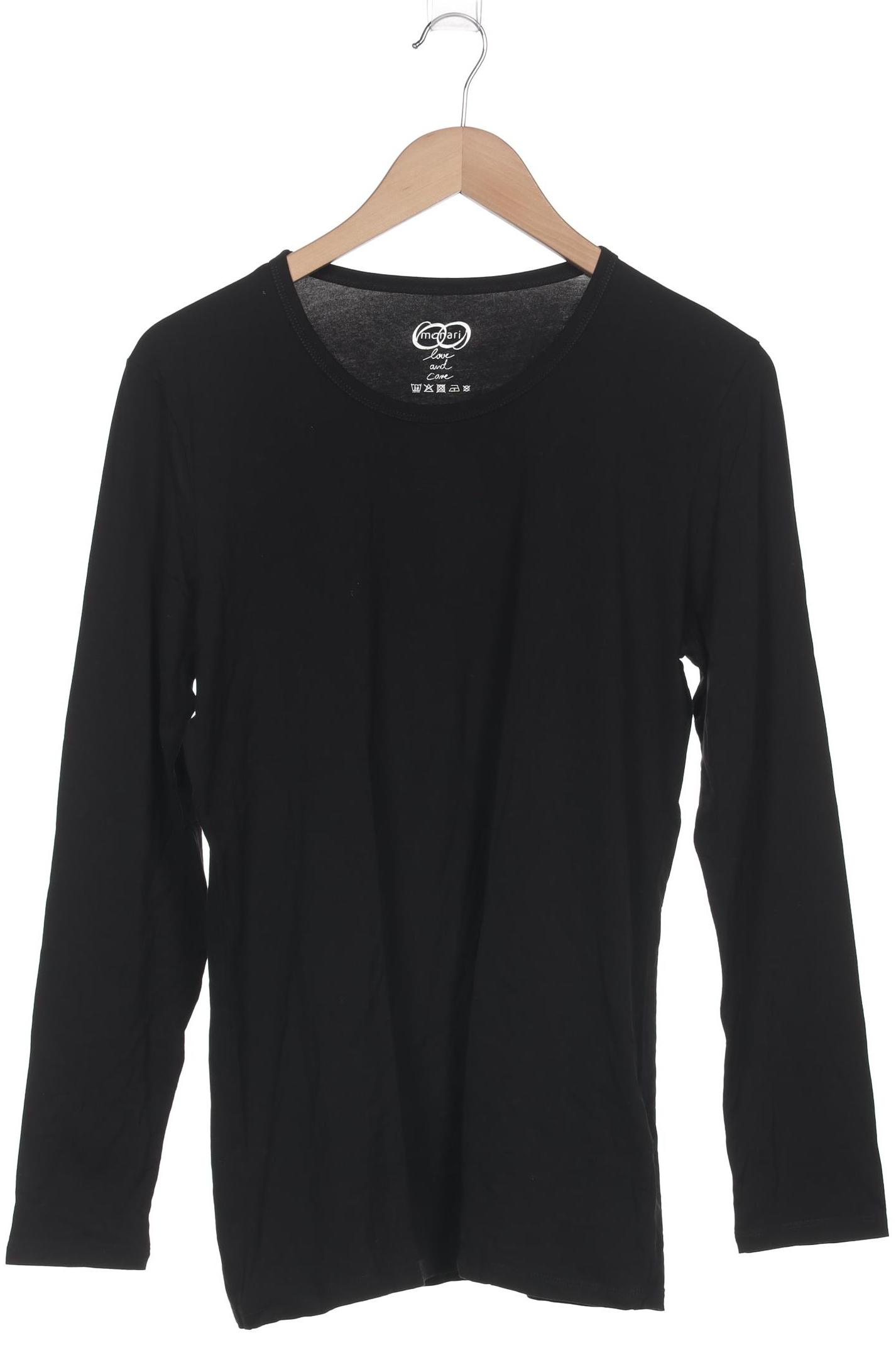 

monari Damen Langarmshirt, schwarz, Gr. 46