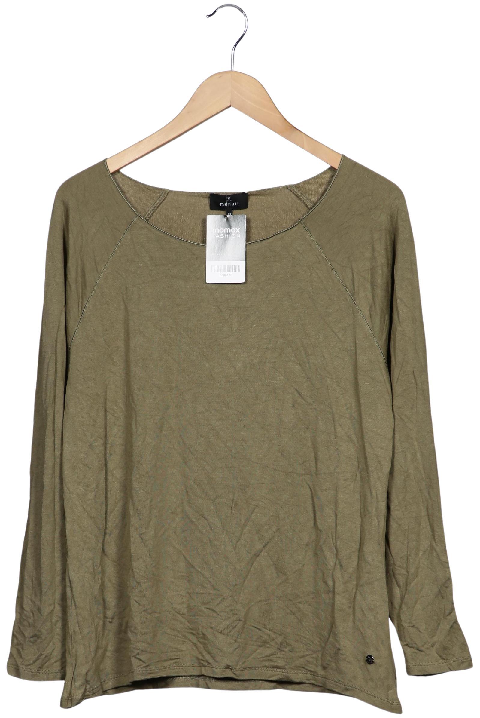 

monari Damen Langarmshirt, grün, Gr. 44