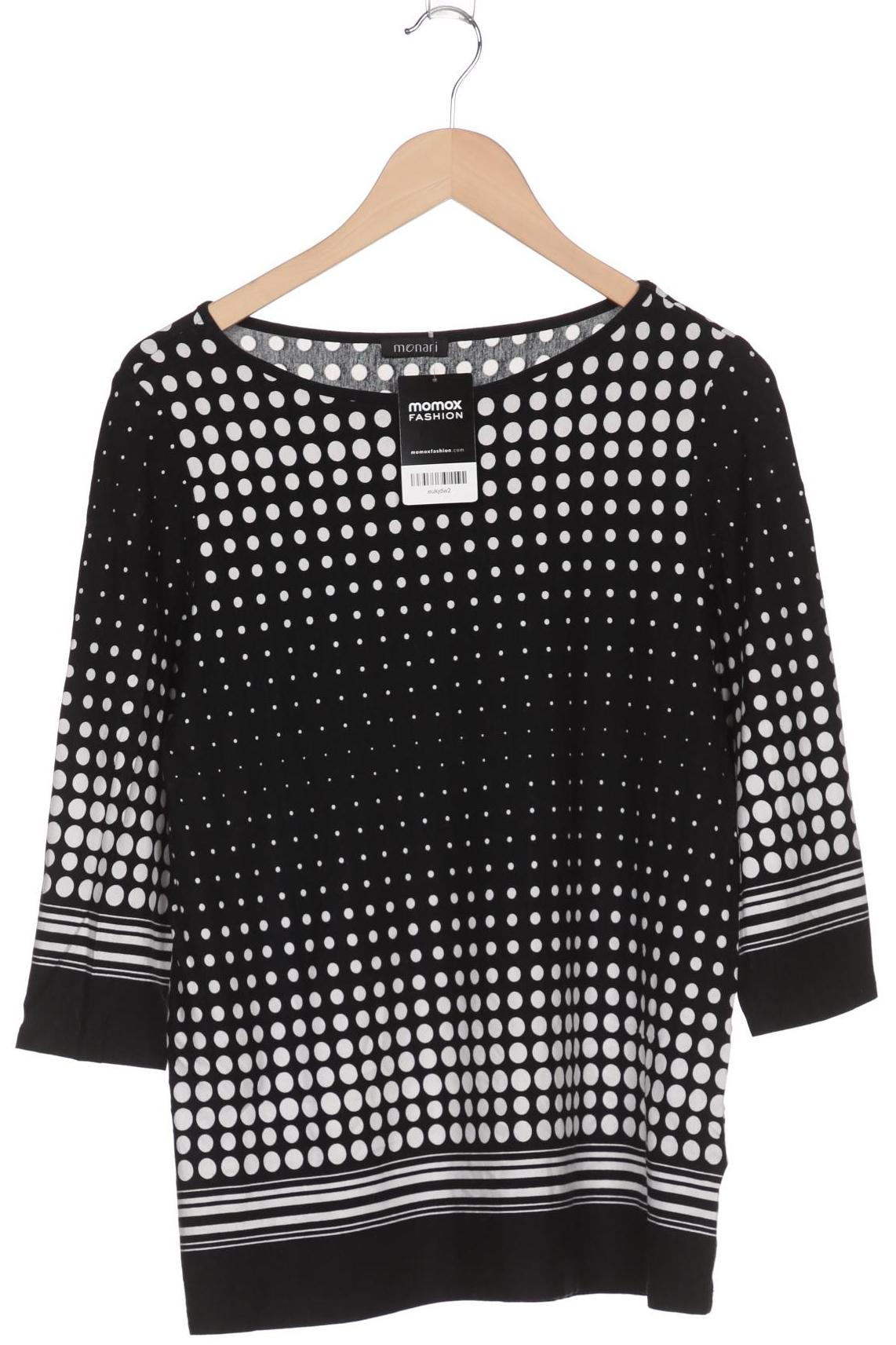 

monari Damen Langarmshirt, schwarz