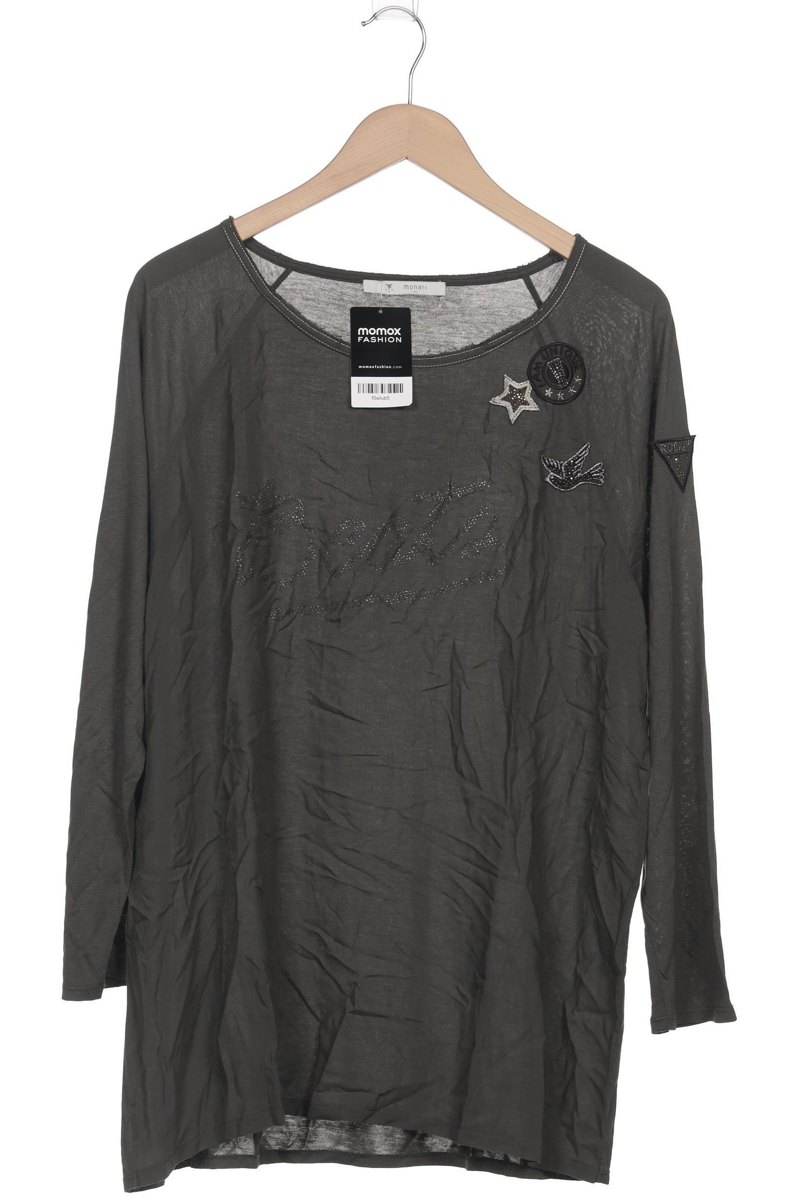 

monari Damen Langarmshirt, grün, Gr. 48