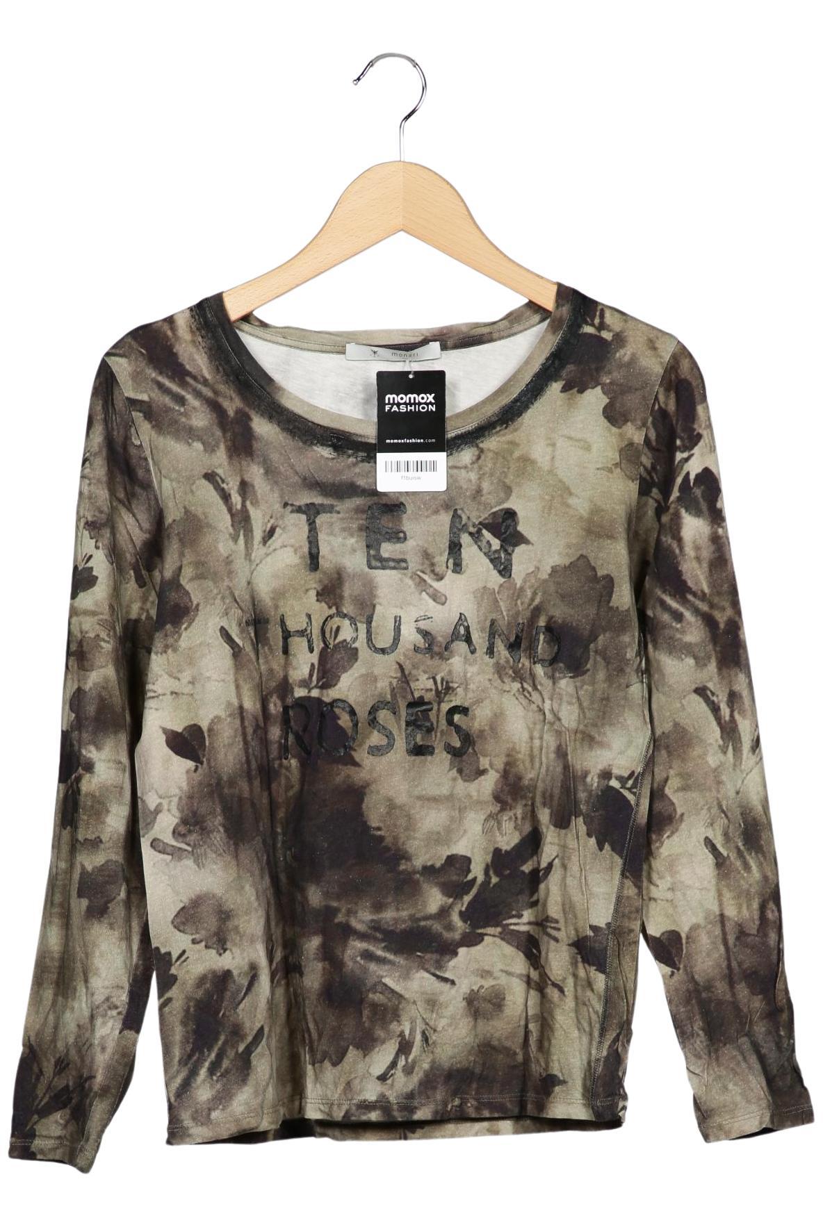 

monari Damen Langarmshirt, grün, Gr. 38