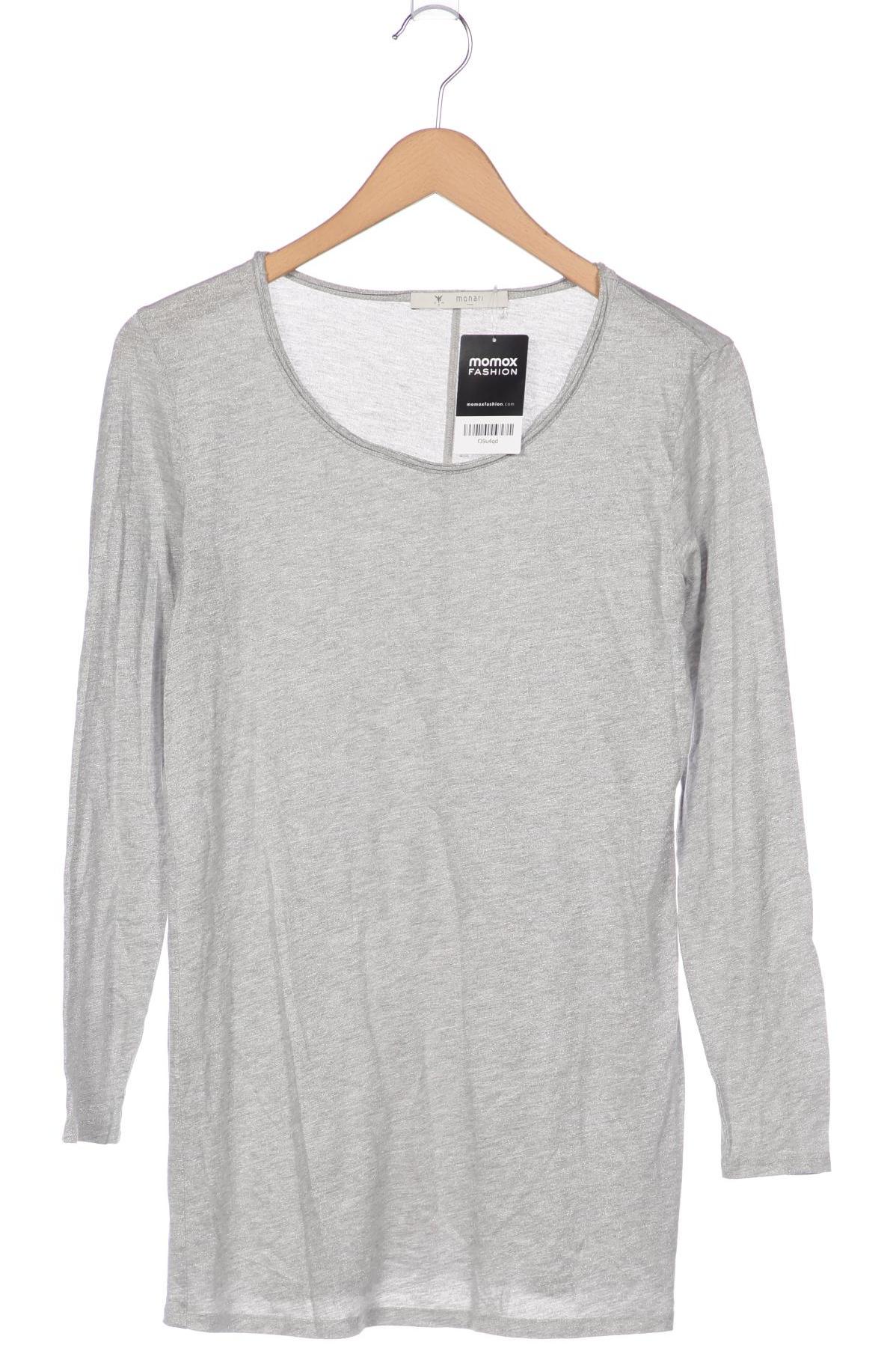 

monari Damen Langarmshirt, grau, Gr. 42