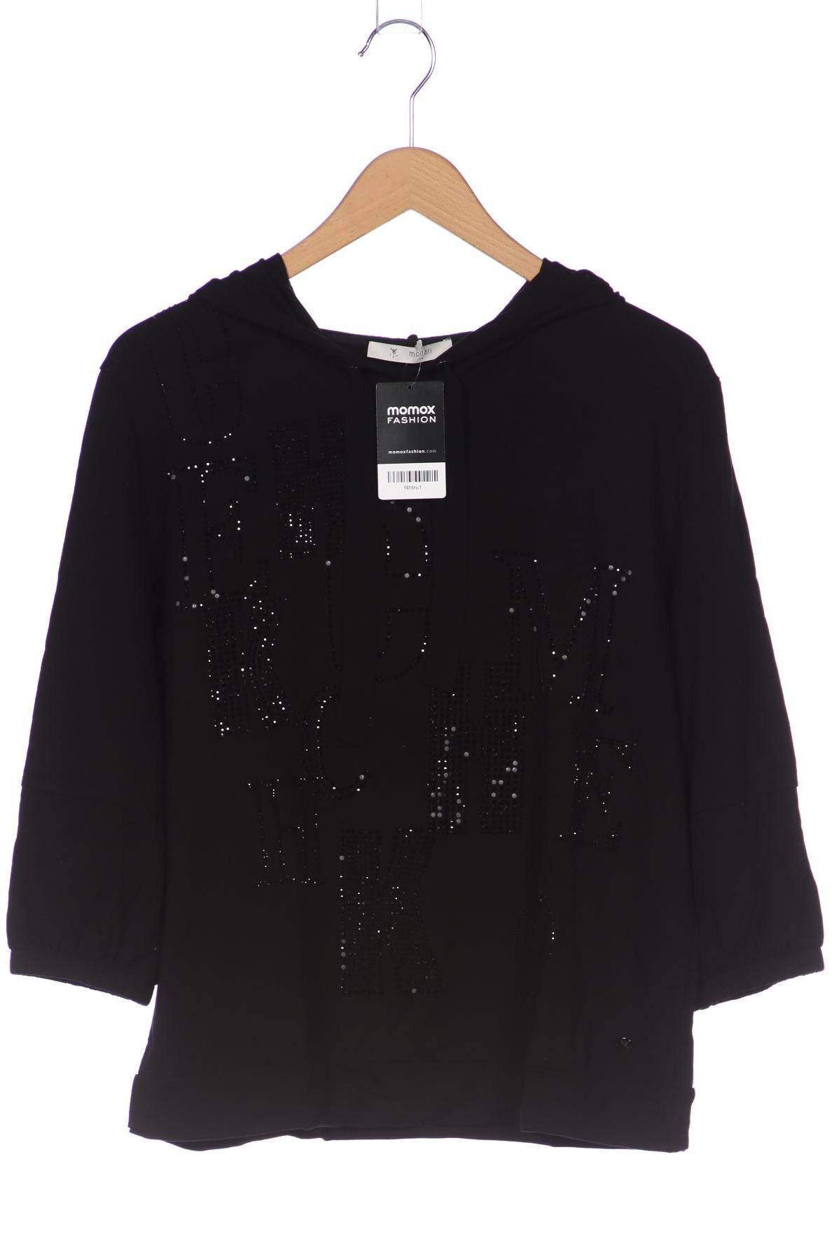 

monari Damen Langarmshirt, schwarz