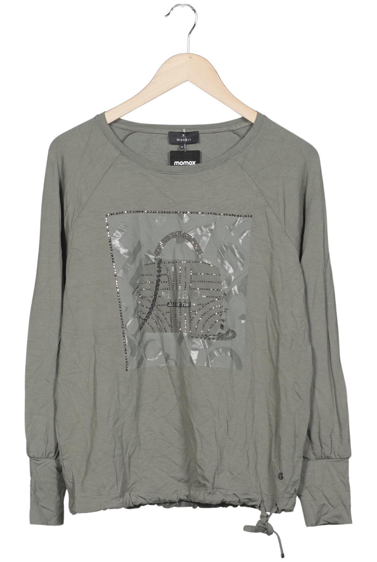 

monari Damen Langarmshirt, grün, Gr. 40