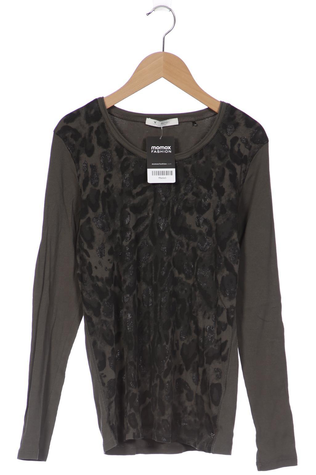 

monari Damen Langarmshirt, grau, Gr. 40