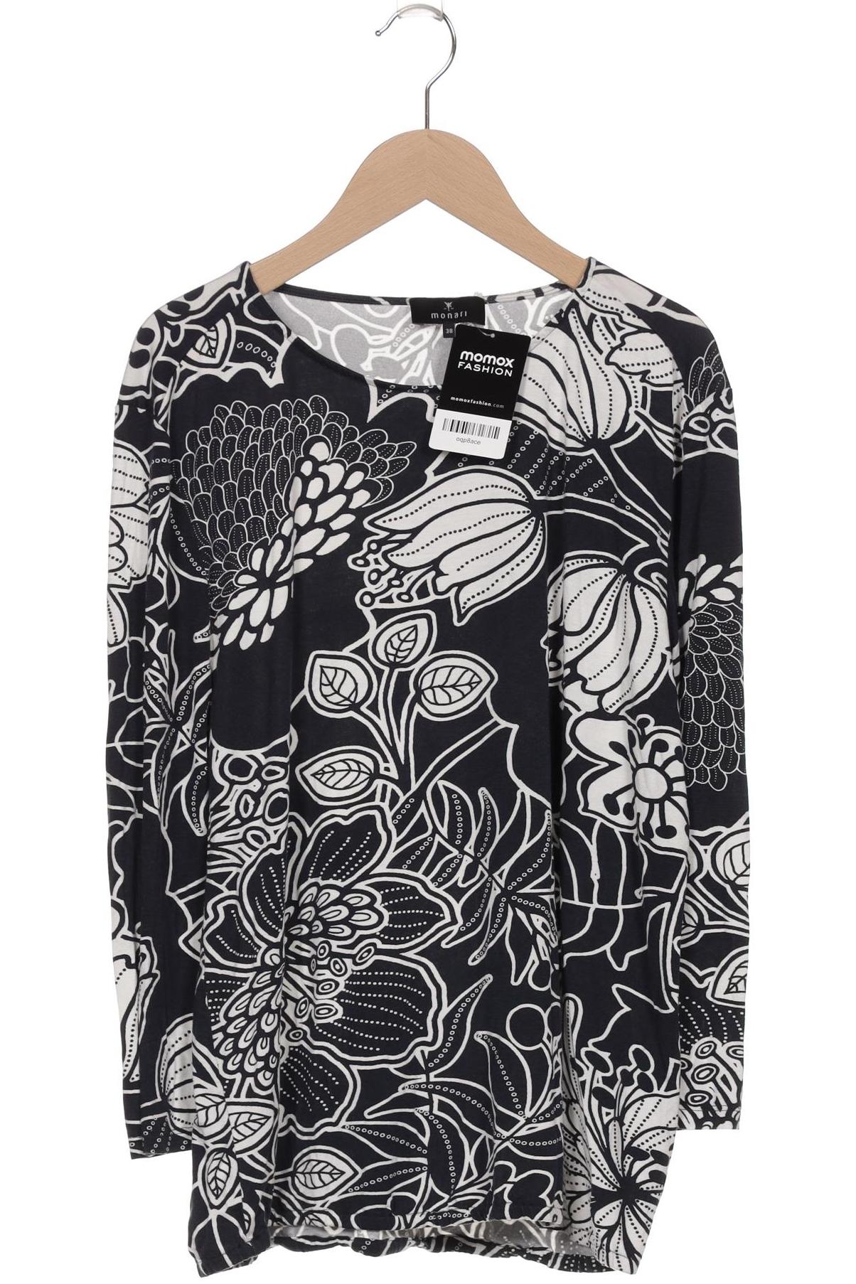 

monari Damen Langarmshirt, marineblau, Gr. 38