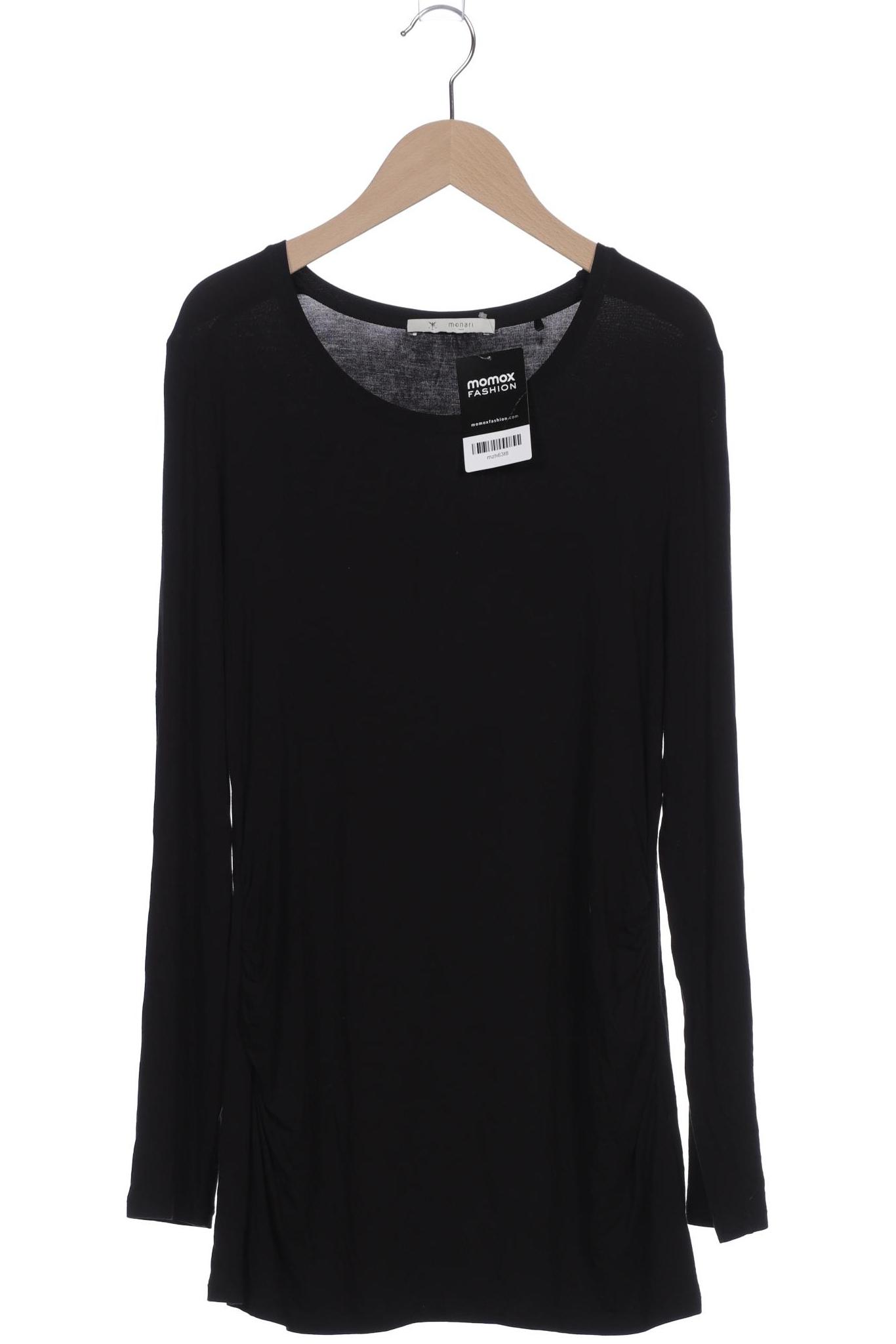 

monari Damen Langarmshirt, schwarz