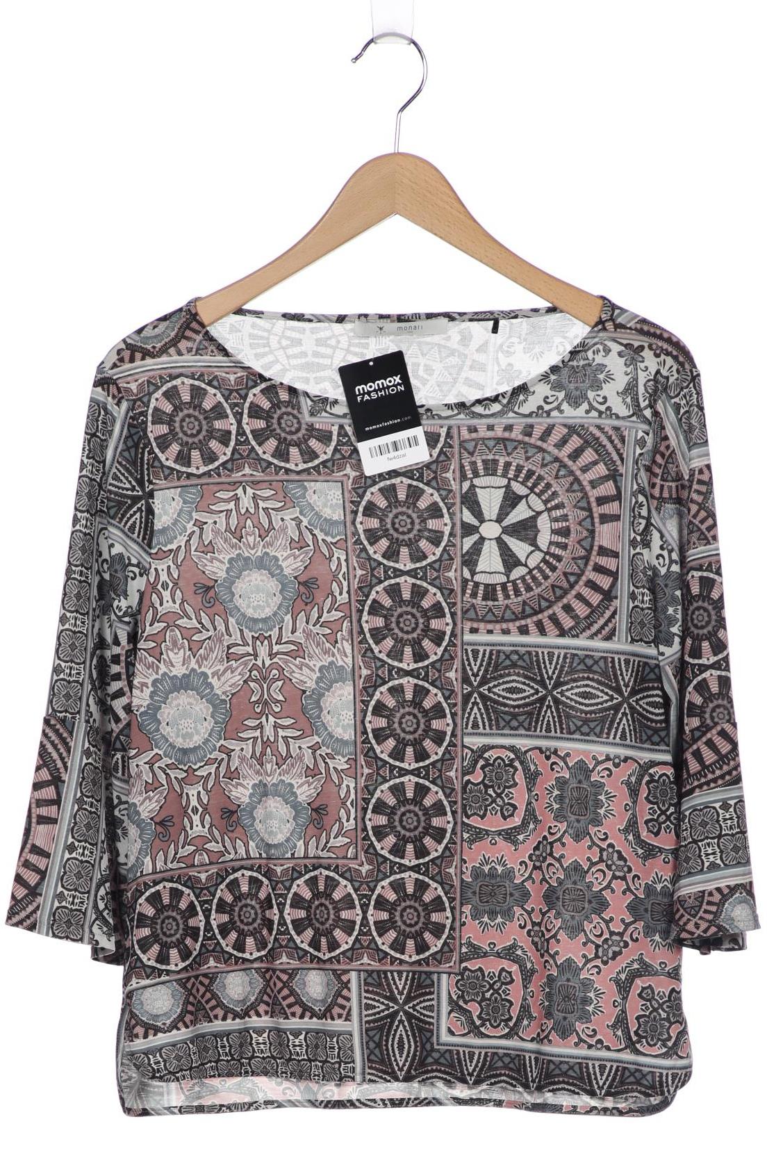 

monari Damen Langarmshirt, schwarz, Gr. 40