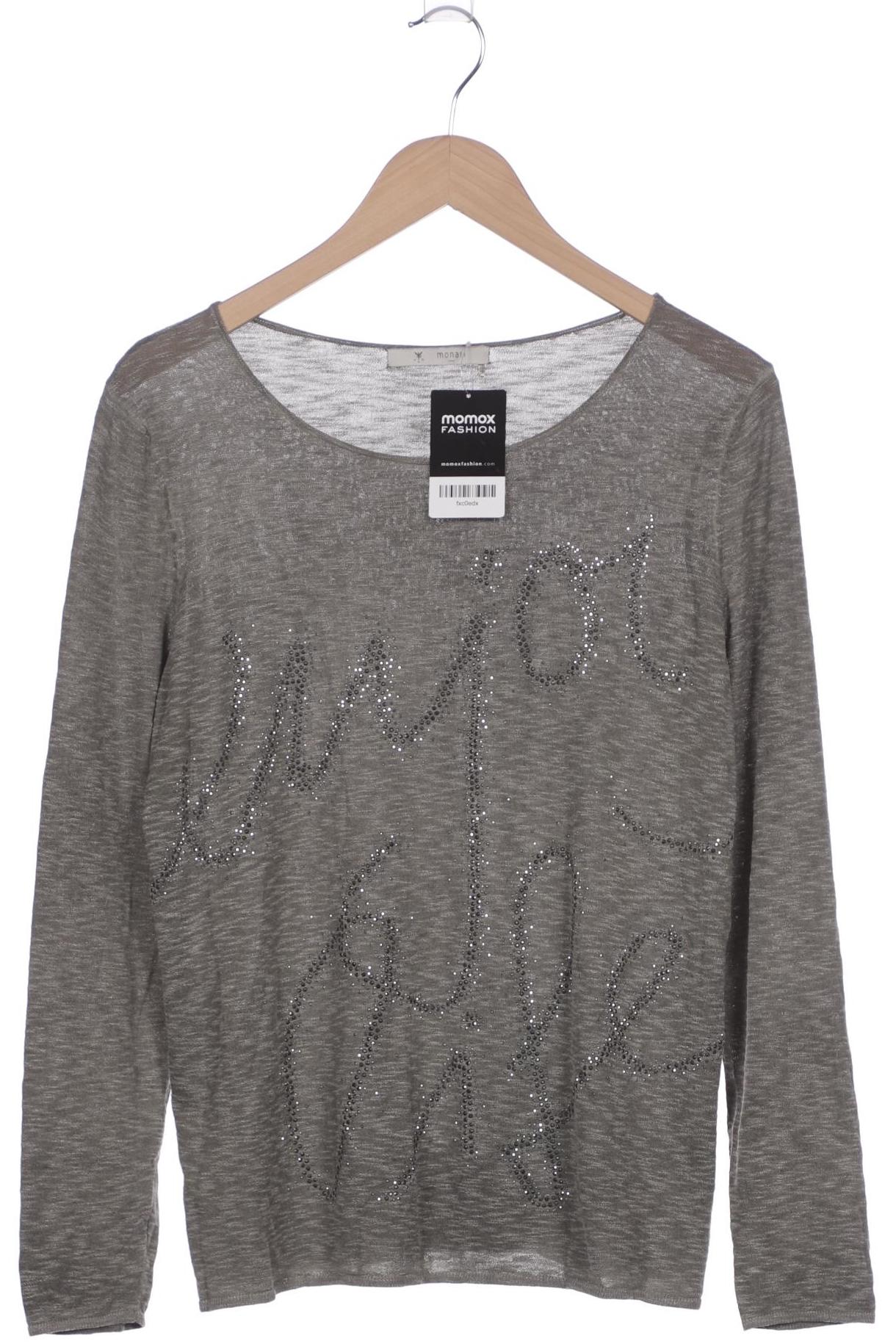 

monari Damen Langarmshirt, grün, Gr. 38