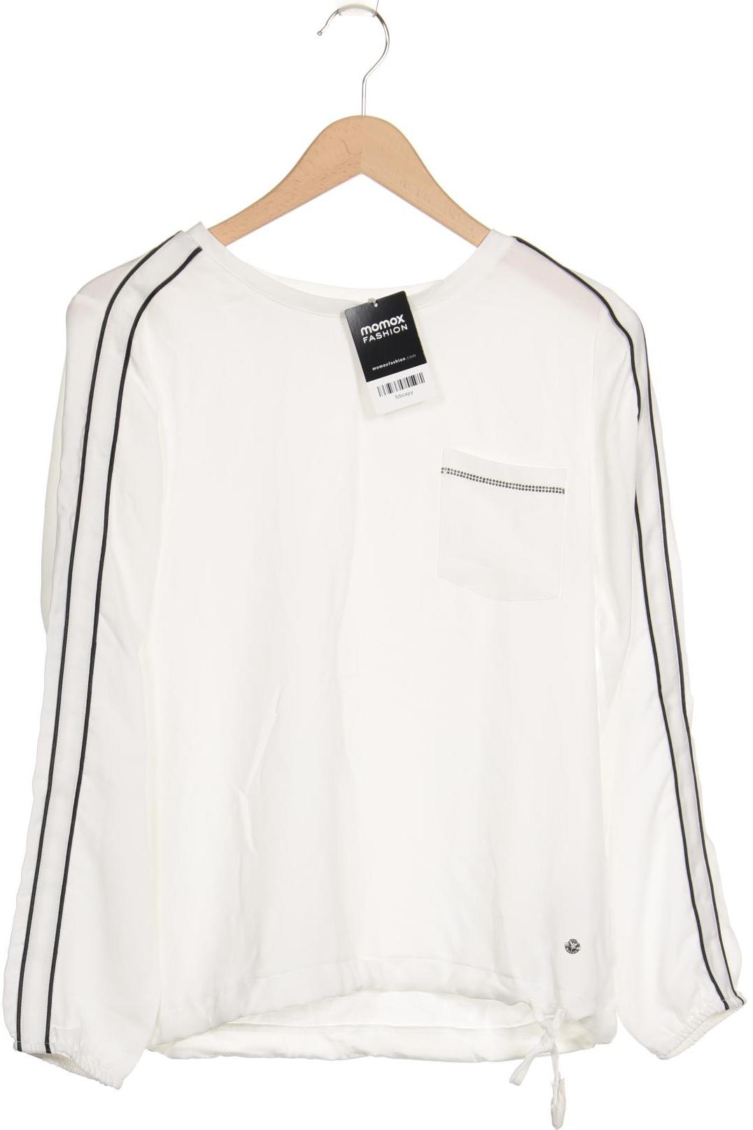

monari Damen Langarmshirt, weiß, Gr. 38