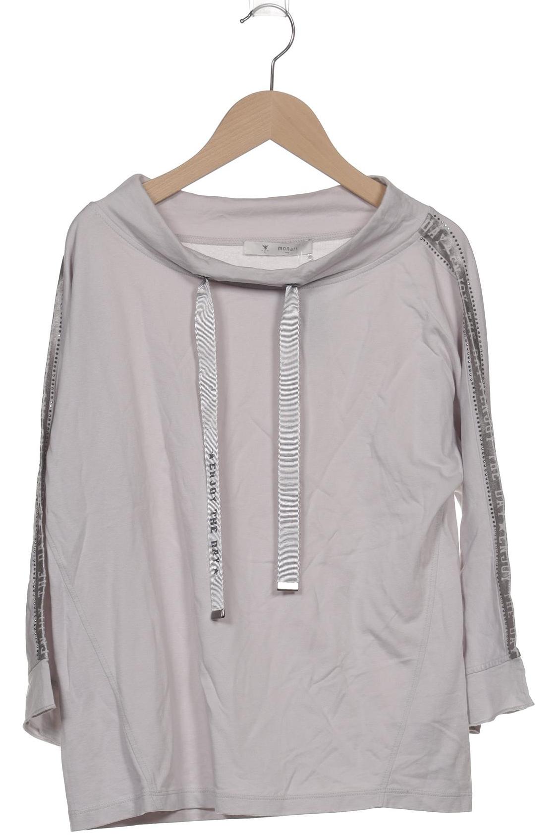 

monari Damen Langarmshirt, grau, Gr. 36